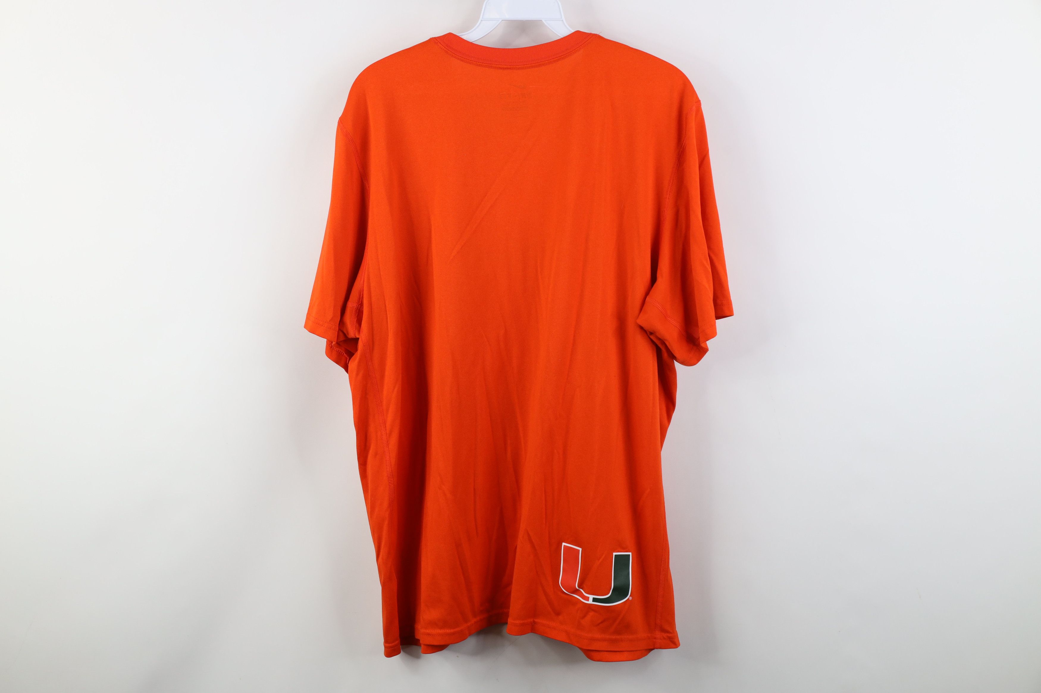 Nike Nike University of Miami Football Short Sleeve T-Shirt Size US L / EU 52-54 / 3 - 10 Thumbnail