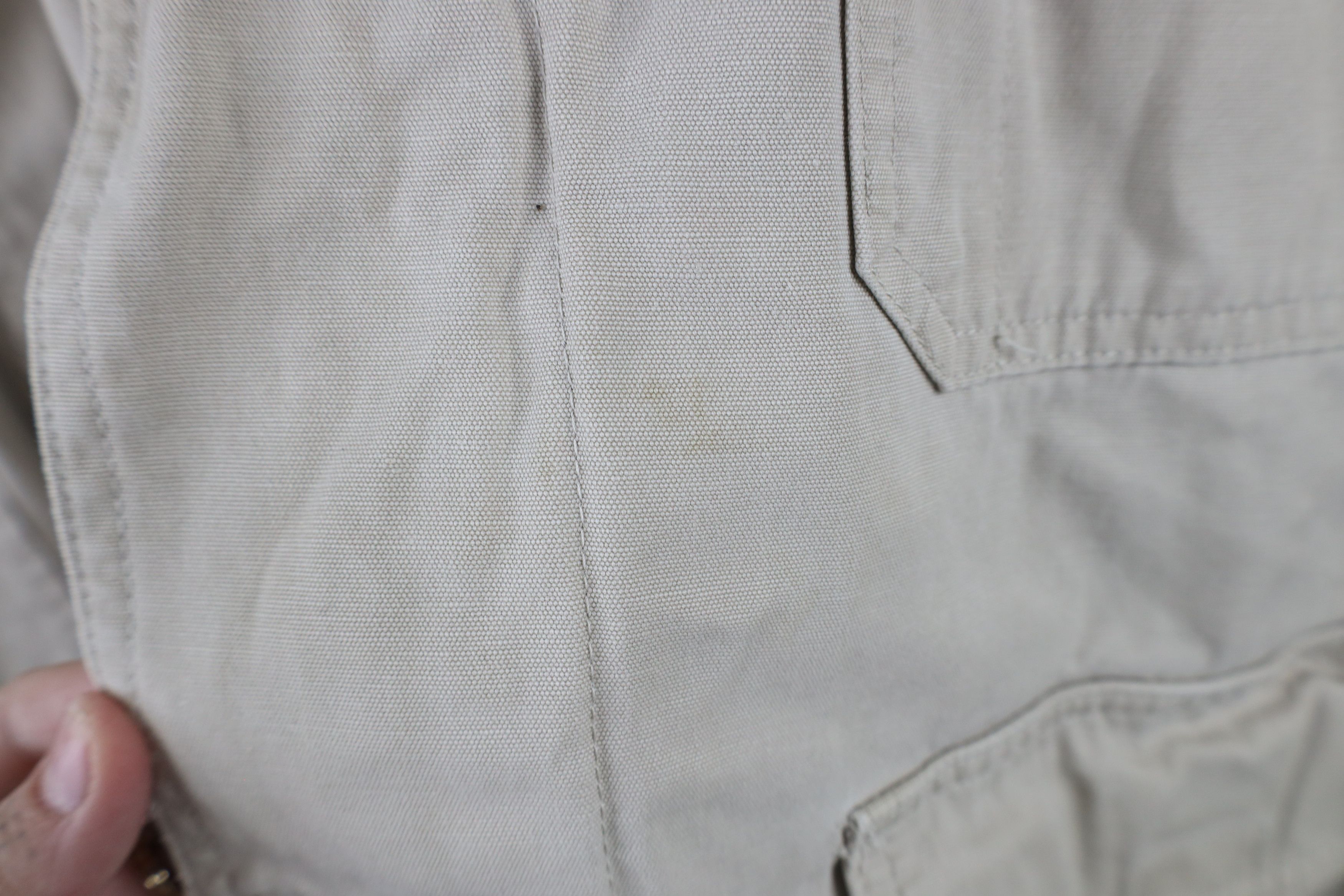 Eddie Bauer × Vintage Vintage Eddie Bauer Heavyweight Lined Full Zip Jacket Beige Size US L / EU 52-54 / 3 - 5 Thumbnail
