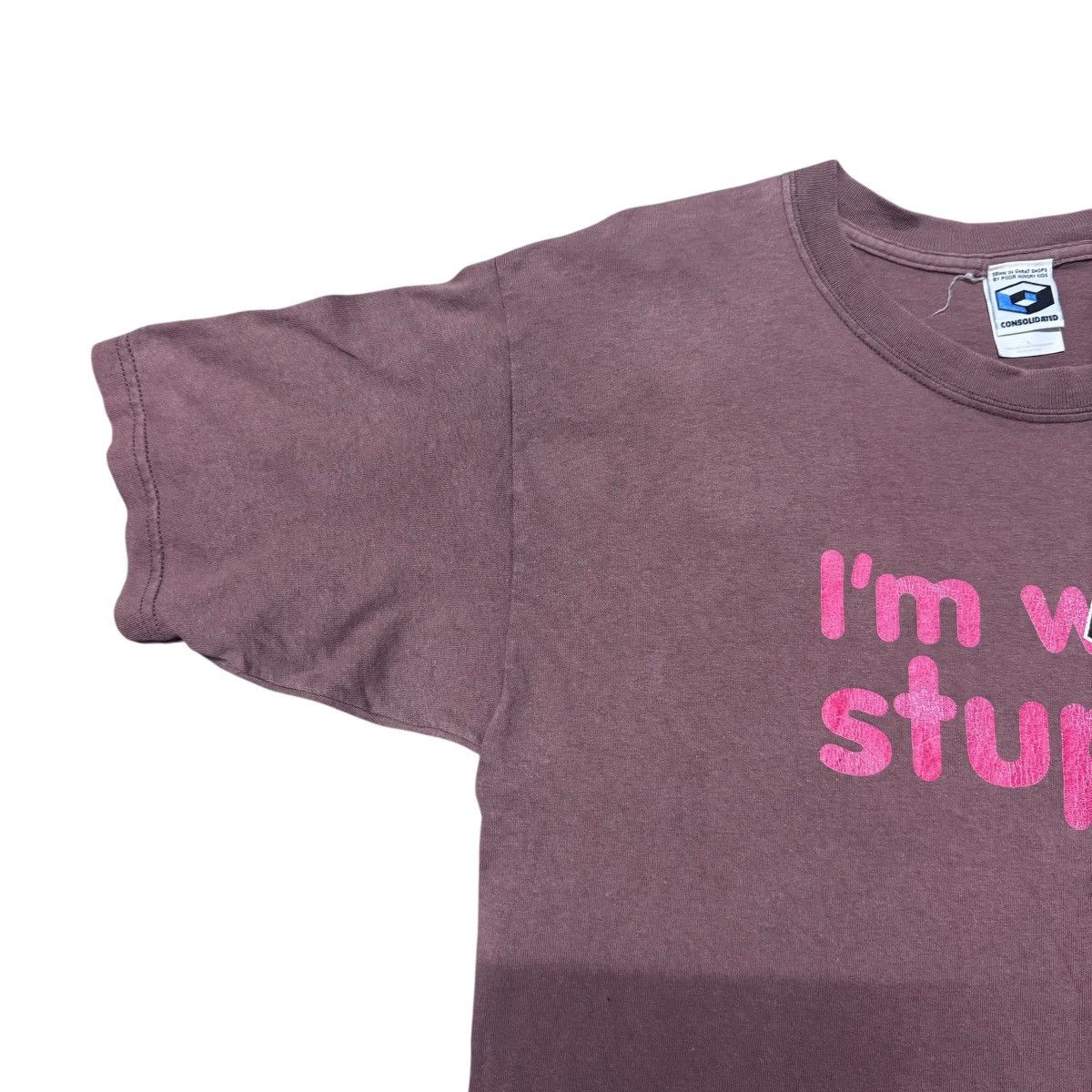Hook-Ups Vintage Consolidated Skateboard Shirt 'im With Stupid' Size US L / EU 52-54 / 3 - 3 Thumbnail