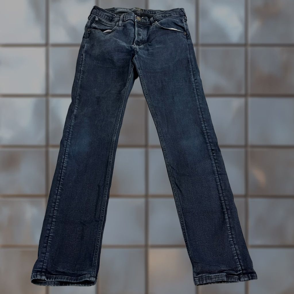 Lee Lee Jeans Slim 34 32 Dark Wash Blue Stretch Daren Mens Jeans Slim Denim Cotton Polyester Elastan 5-Pocket Brand Lee Daren Regular Dark 34x32 Mens Size US 34 / EU 50 - 1 Thumbnail