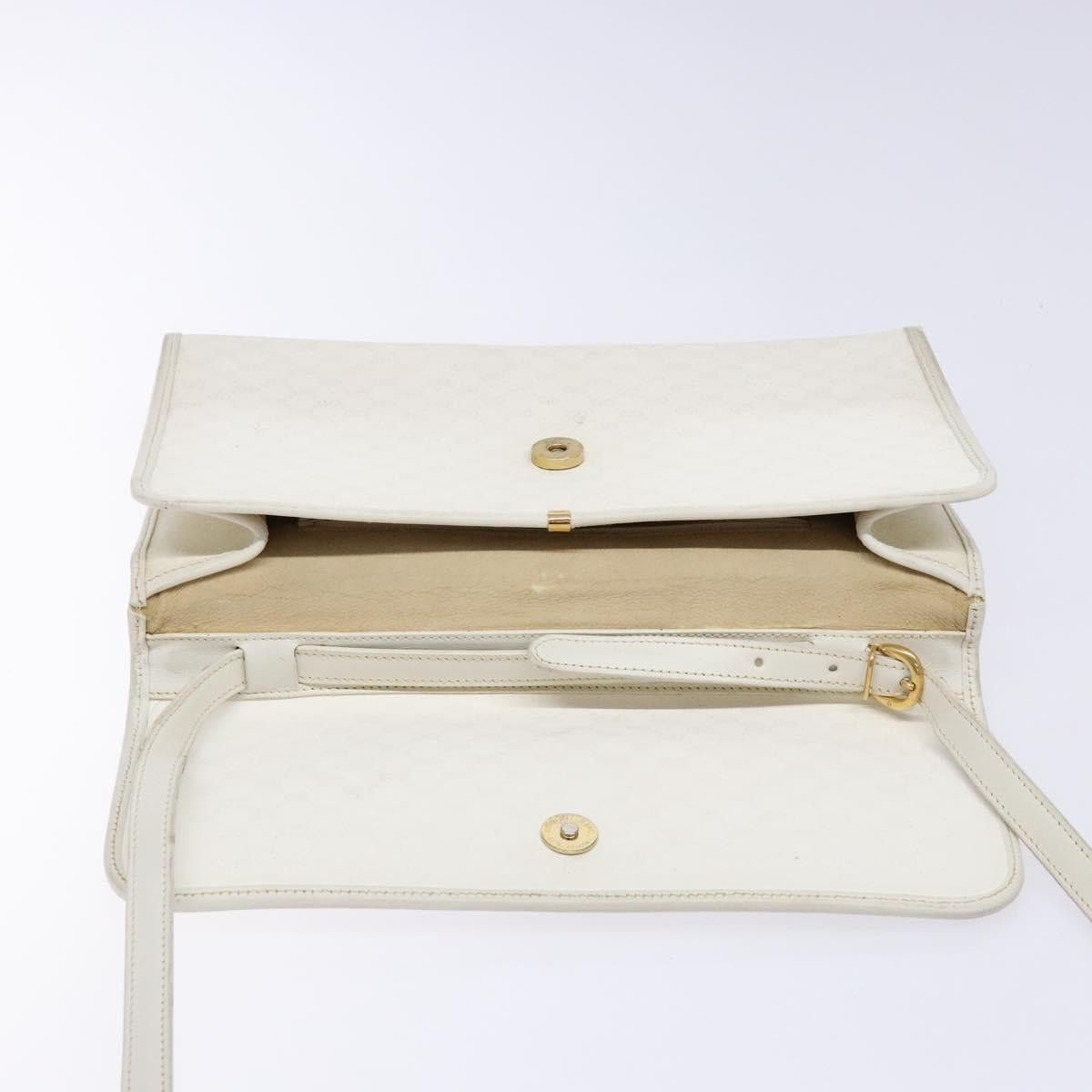 Gucci GUCCI Micro GG Supreme Shoulder Bag Pvc White Gold 004 58 Size ONE SIZE - 17 Thumbnail