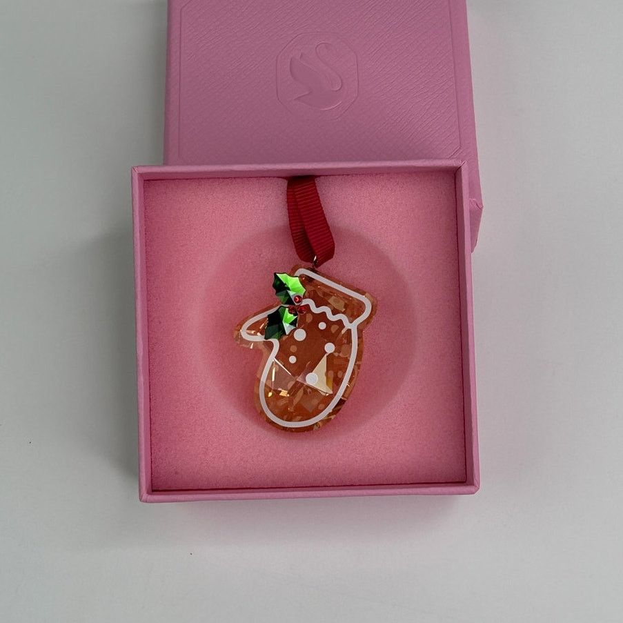 Swarovski Swarovski Holiday Cheers Gingerbread Glove Ornament Size ONE SIZE - 2 Thumbnail