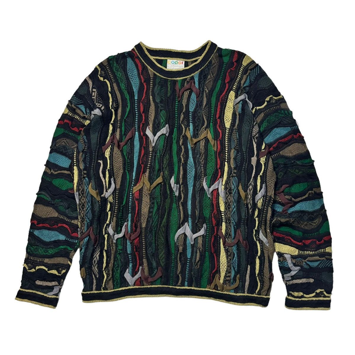 Coogi Vintage Coogi 3d Knit Sweater Size US L / EU 52-54 / 3 - 1 Thumbnail
