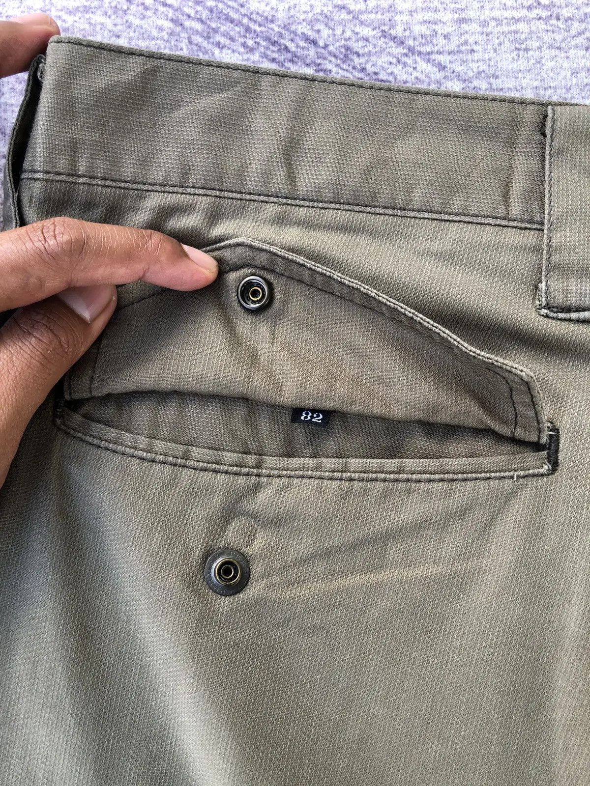 Japanese Brand Faded Cargo Jawin Multipocket Tactical Pants Size US 30 / EU 46 - 15 Thumbnail
