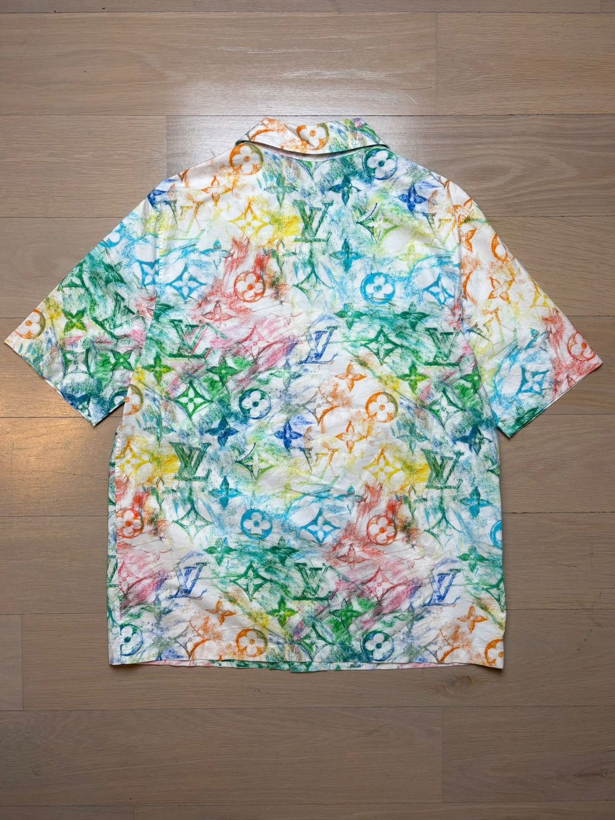 Louis Vuitton Louis vuitton pastel monogram short sleeve shirt Size US M / EU 48-50 / 2 - 10 Thumbnail