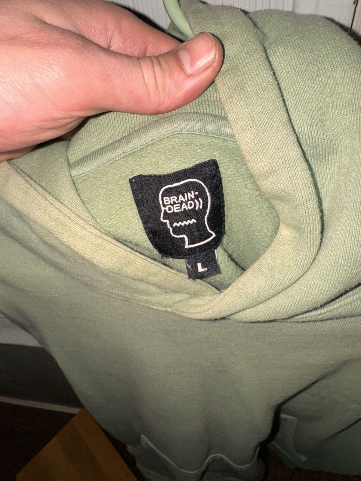Brain Dead Brain Dead Tonal Type Print Hoodie ‘Putty’ Size L Size US L / EU 52-54 / 3 - 3 Thumbnail