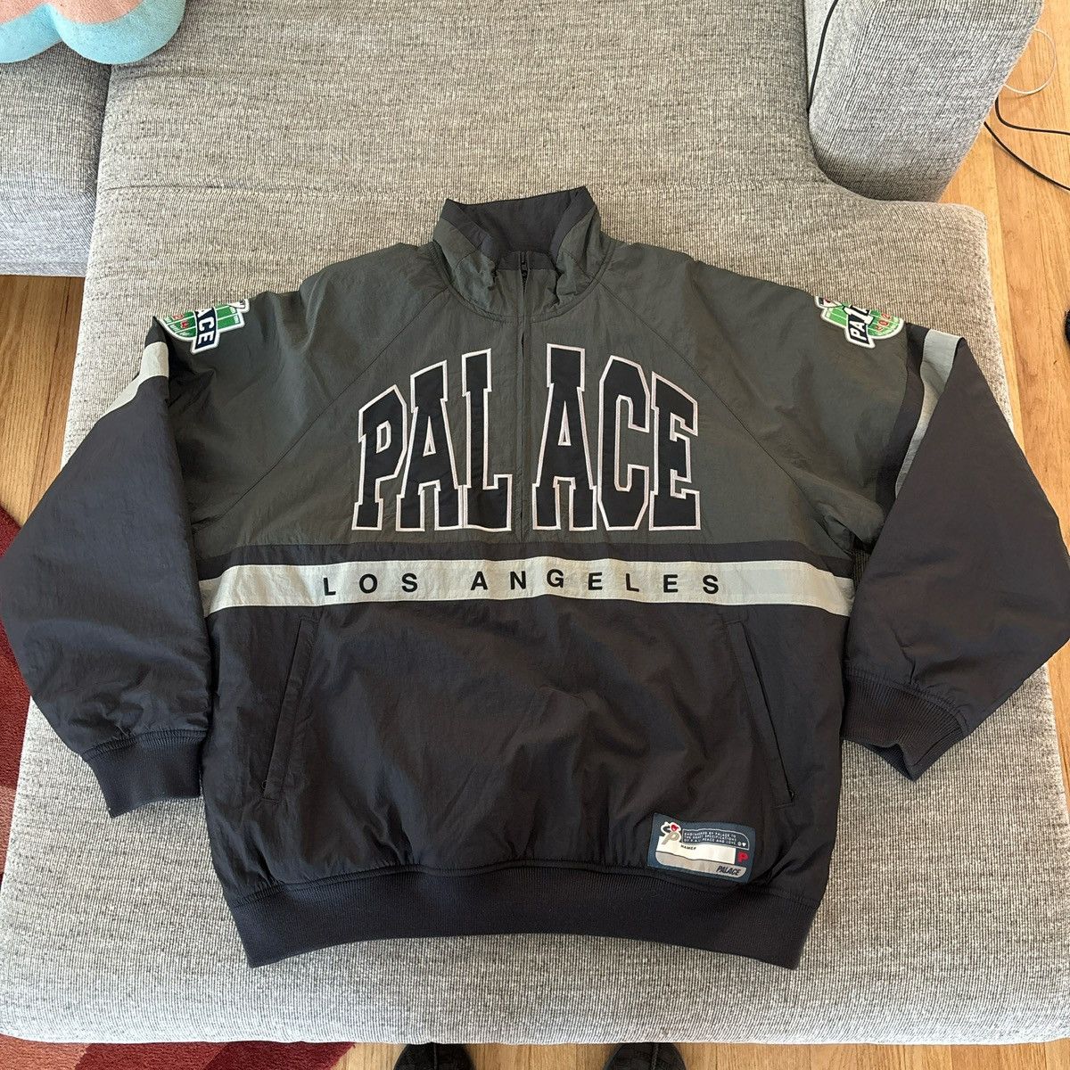 Palace Palace BREAKOUT HALF ZIP BOMBER BLACK / SILVER Size US M / EU 48-50 / 2 - 1 Thumbnail