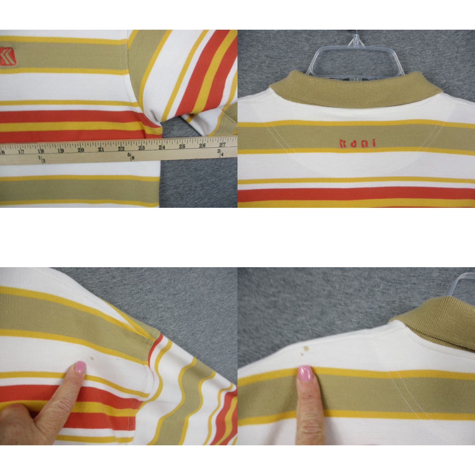 Nikon Koni Polo Shirt Men’s Size XXL Multicolor Stripe Logo Shirt Logo Polo Mens XXL Multicolor Stripe Koni Jeans Polo Shirt Size US XXL / EU 58 / 5 - 9 Thumbnail