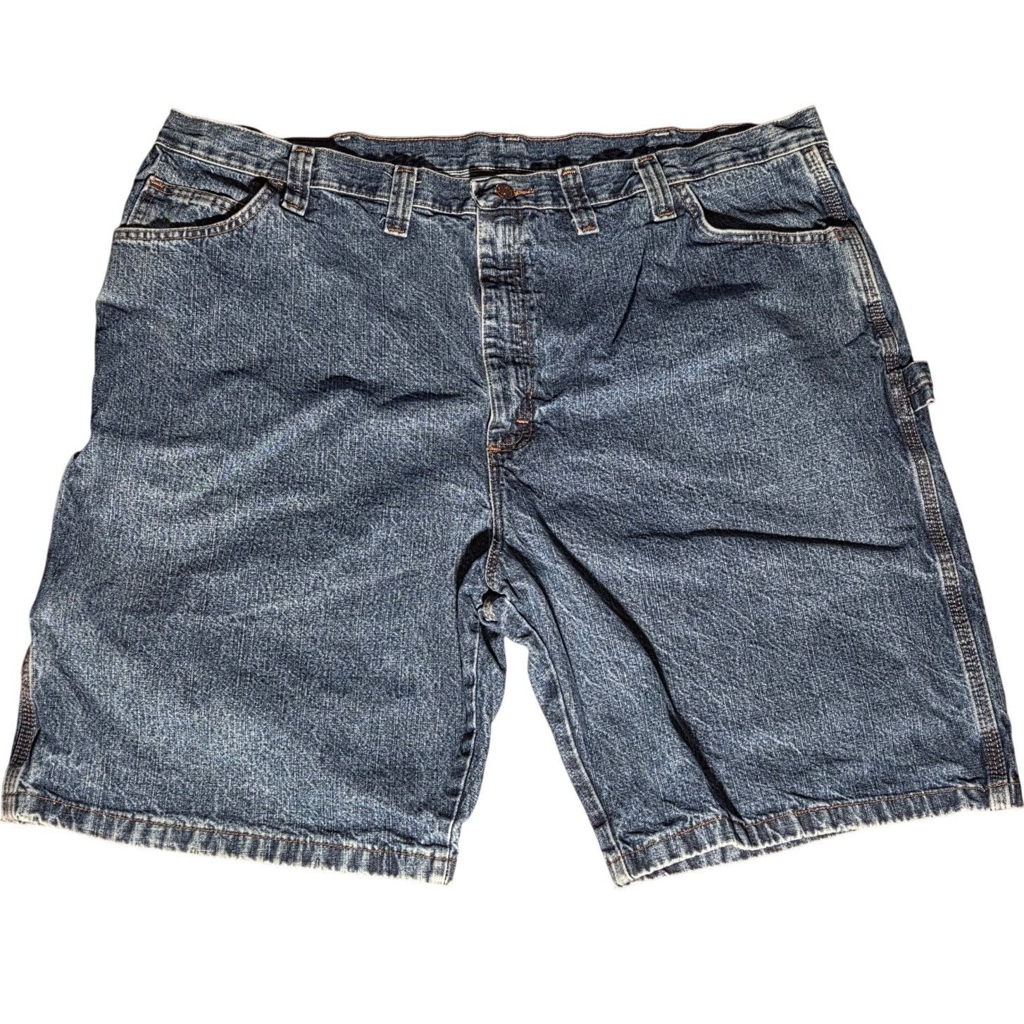 Wrangler Wrangler Men's Blue Denim Jean Shorts - Size 46 Comfort Fit Size US 44 / EU 60 - 1 Thumbnail