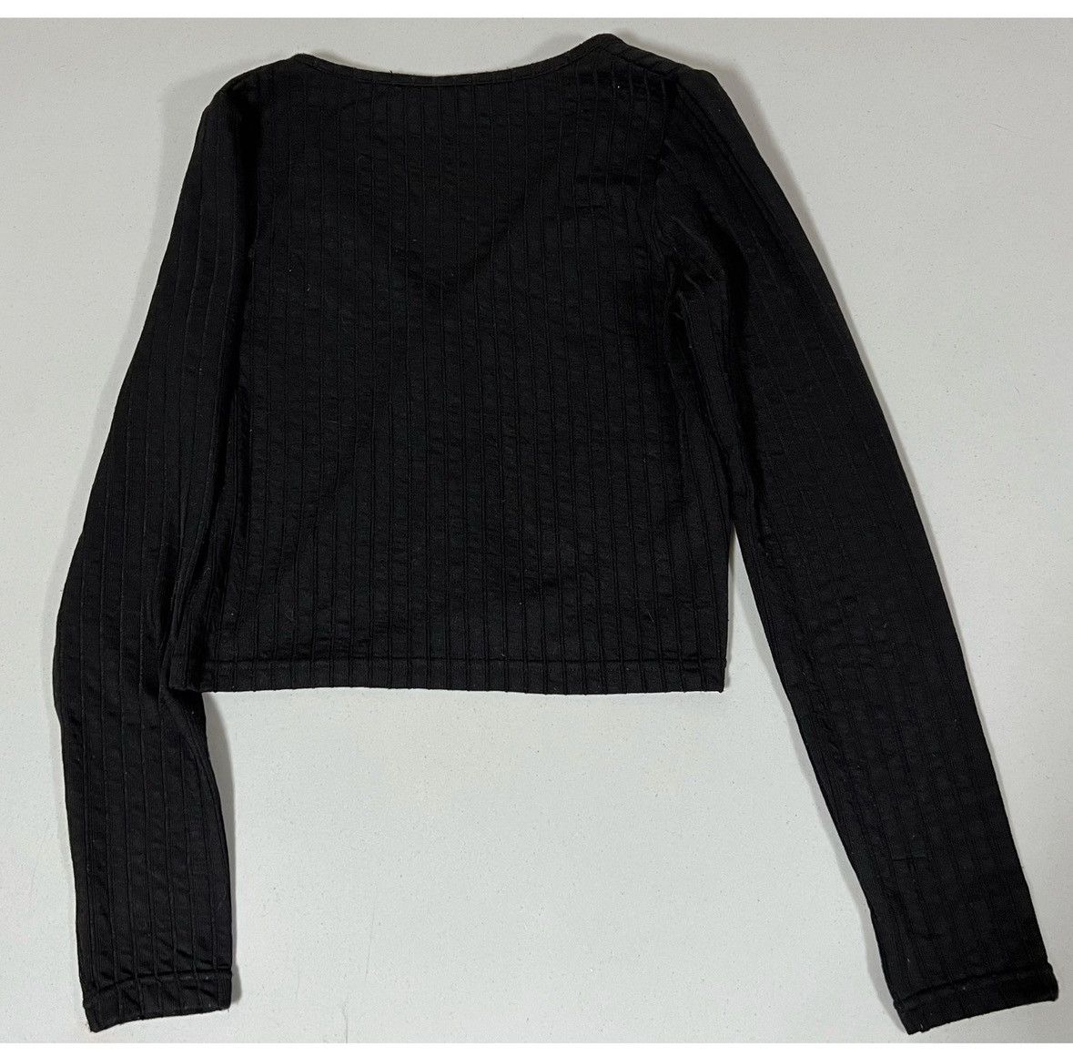 H&M Black Long Sleeve Cardigan Sweater Shawl Size S 🖤 #sweater Size S / US 4 / IT 40 - 2 Thumbnail