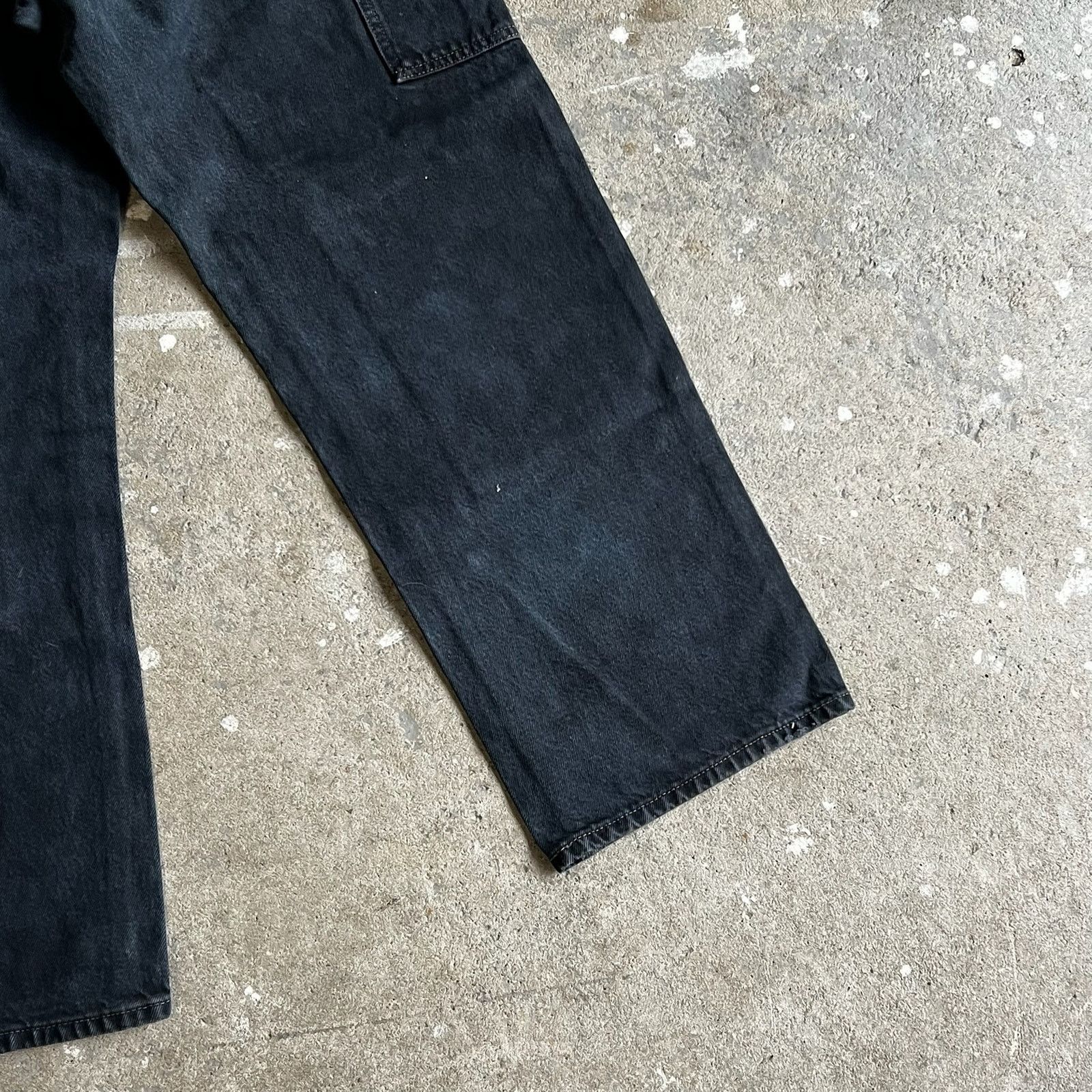 Carhartt × Vintage Carhartt denim black double knee work wear carpenter pants Size US 31 - 8 Thumbnail