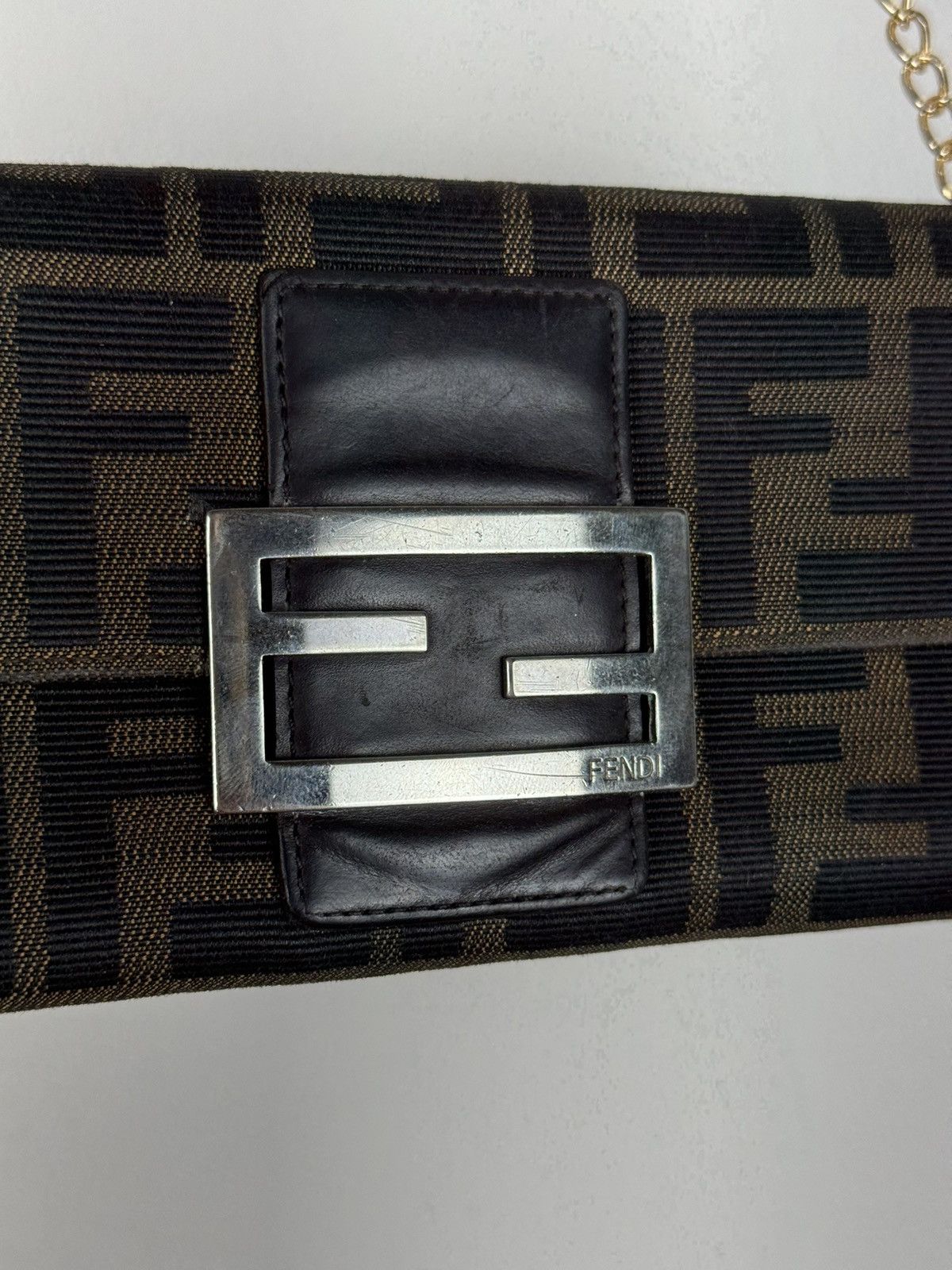 Fendi Shoulder leather bag Fendi FF monogram original rare item Size ONE SIZE - 3 Thumbnail