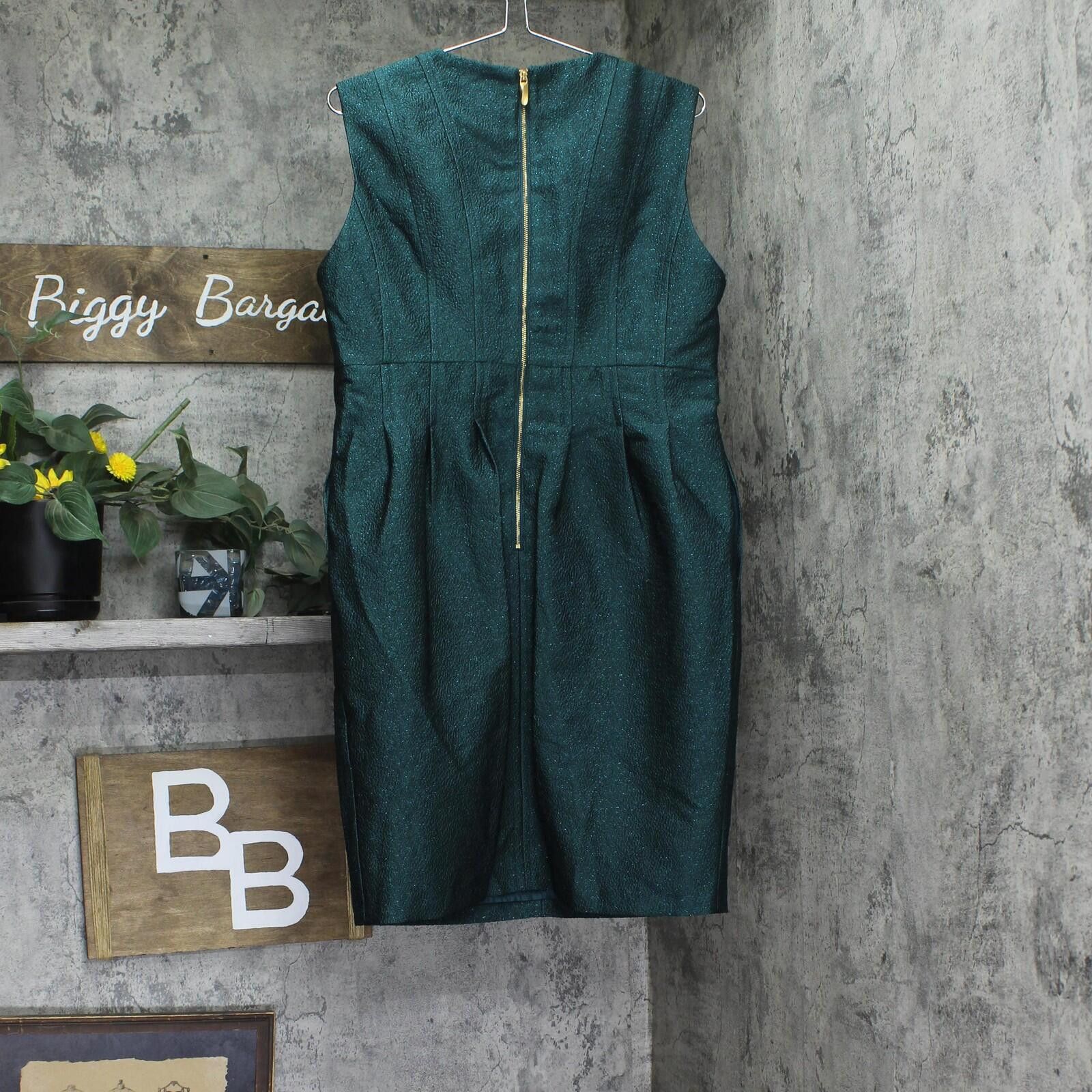 Donna Karan Nwt Donna Karan Round Neck Sleeveless Dress Spruce Green 12 Size XL / US 12-14 / IT 48-50 - 2 Thumbnail