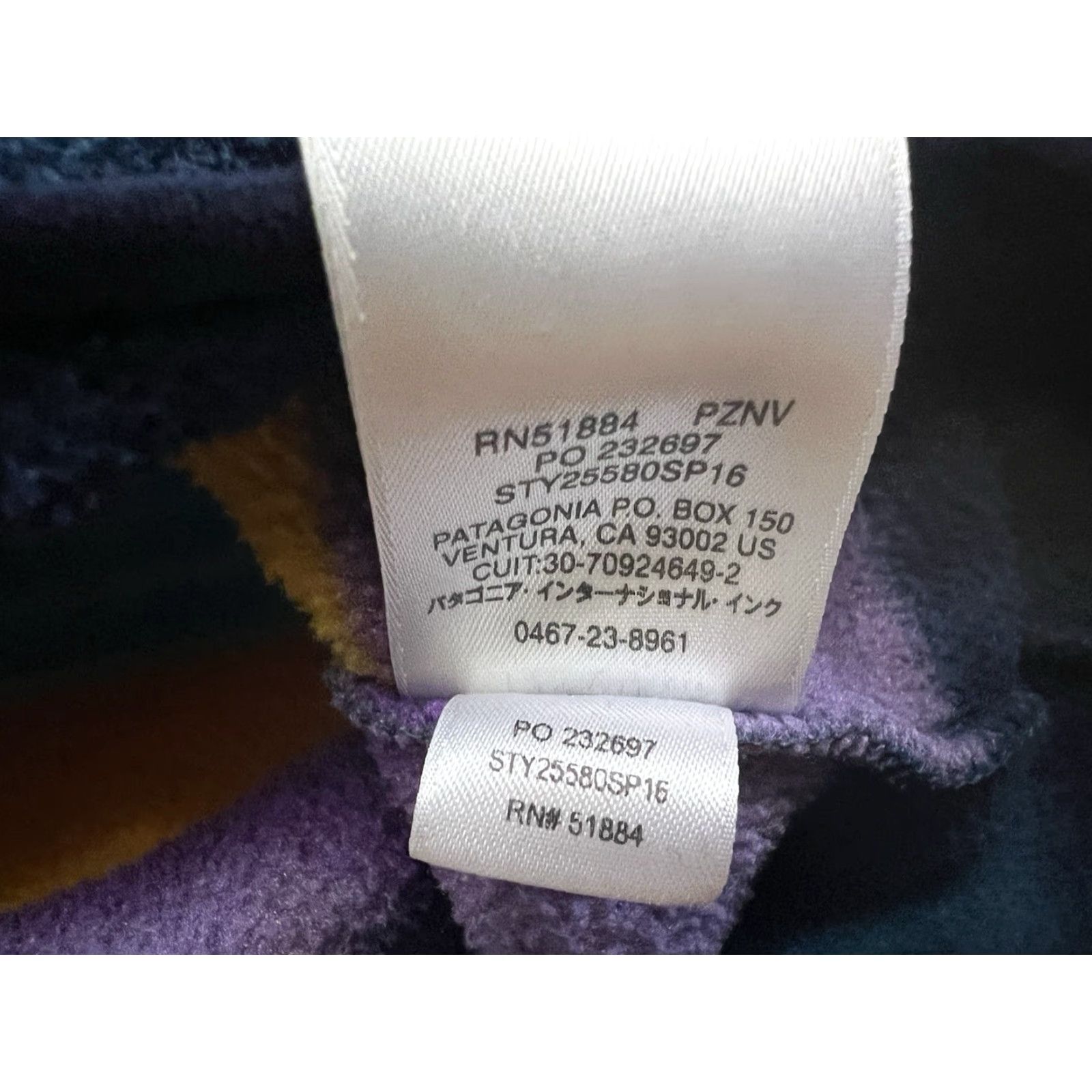 Patagonia Patagonia Snap-T Fleece Pullover Jacket Striped Mens M Blue Stand-Up Collar Jersey: Synchilla Lightweight Casual Workwear Size US M / EU 48-50 / 2 - 7 Thumbnail