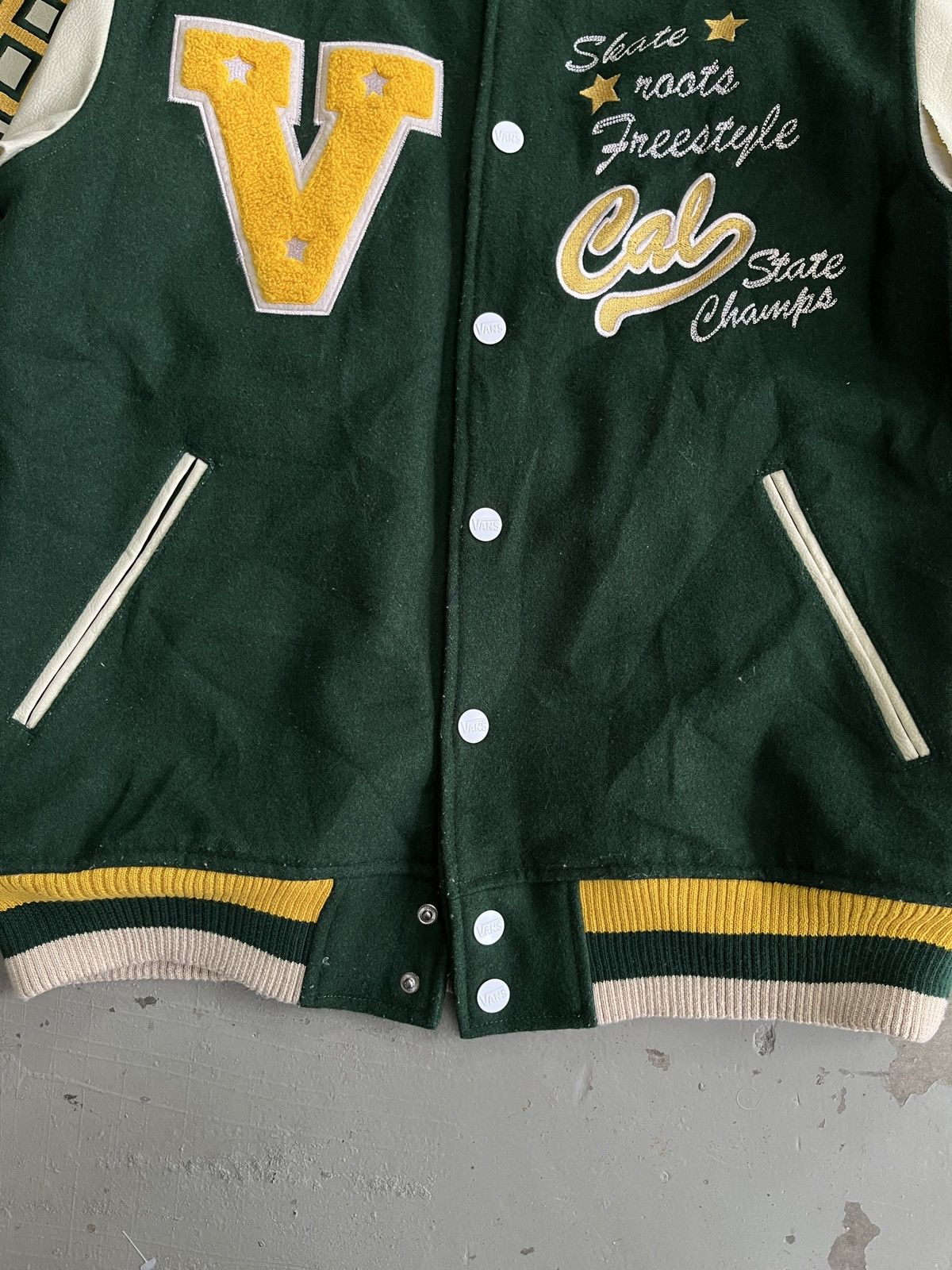 Vans Vintage 90's Vans California Skate Roots Varsity Jacket Size US M / EU 48-50 / 2 - 12 Thumbnail