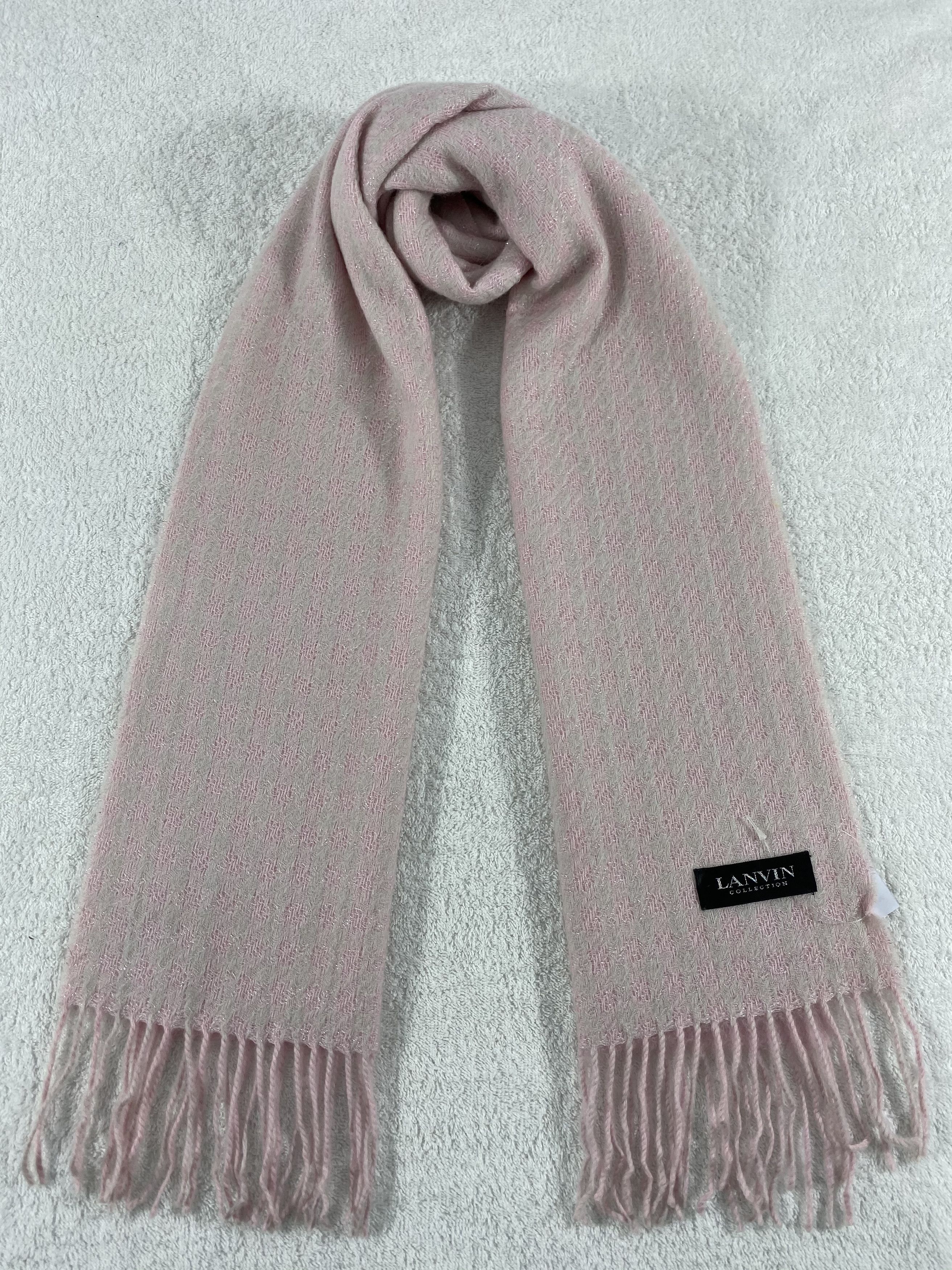 Lanvin Vintage Lanvin Scarf/Muffler/Neckwear MF741 Size ONE SIZE - 1 Thumbnail