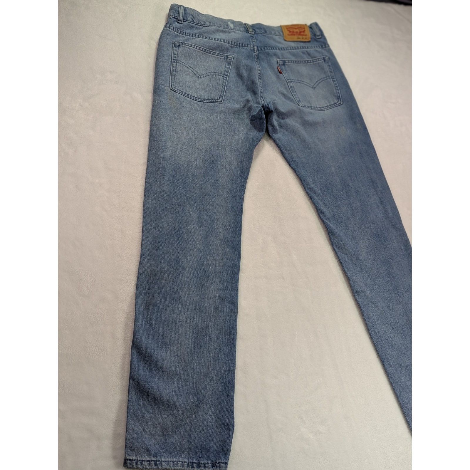 Levi's 511 Slim Sz 20 Reg W30 L30 Light Wash Distressed Boro Style Size 30" / US 8 / IT 44 - 8 Thumbnail