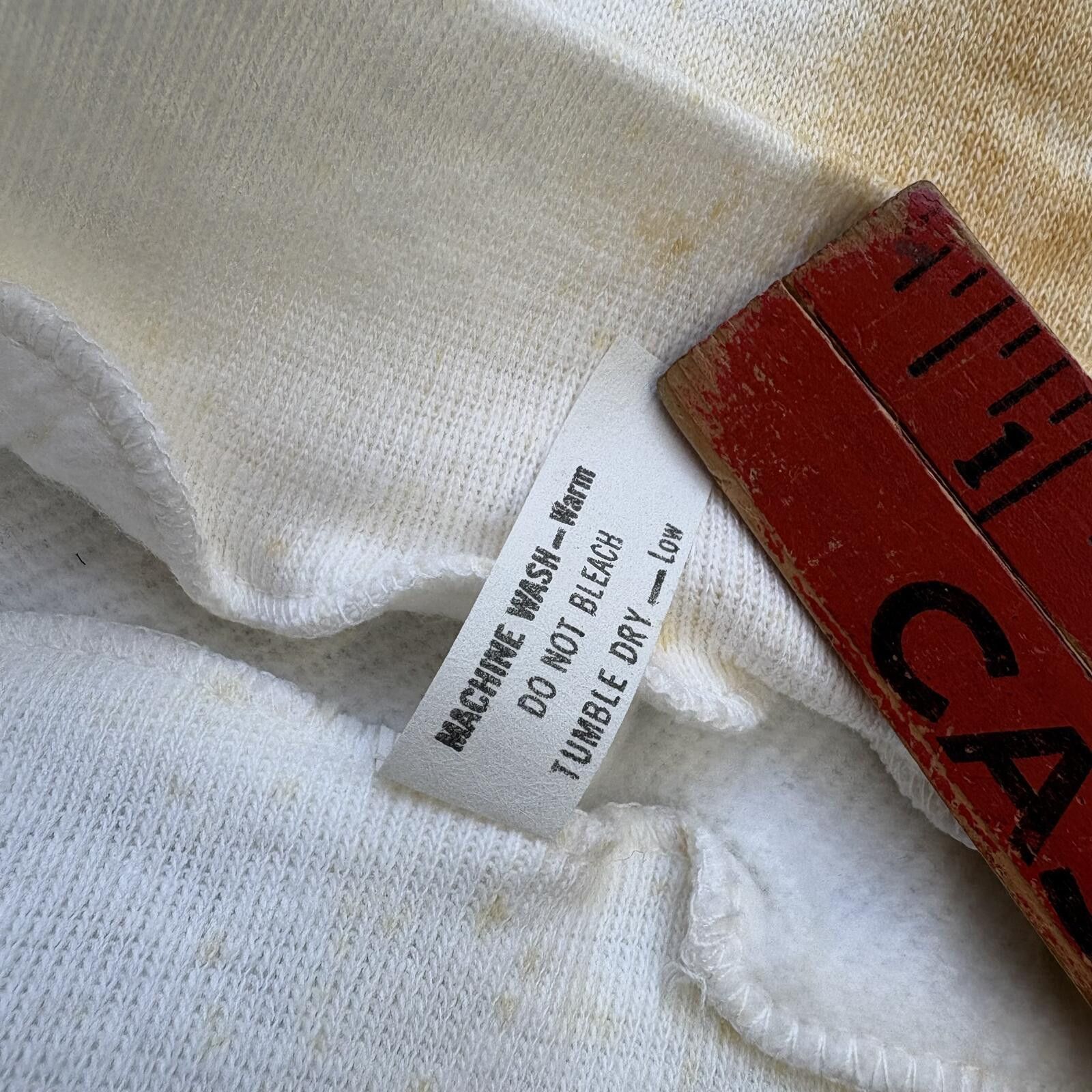 Vintage Vintage 60s 70s Deadstock Blank White Stained Sweatshirt Size US M / EU 48-50 / 2 - 5 Thumbnail