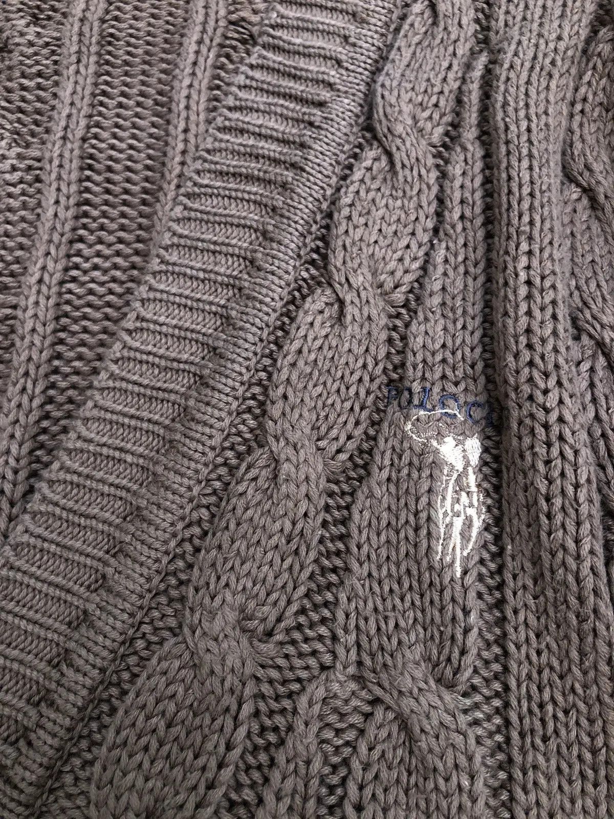 Designer × Homespun Knitwear Cardigan Polo Club Pureknit Memeri/Jumper Luxury Style Size US L / EU 52-54 / 3 - 5 Thumbnail