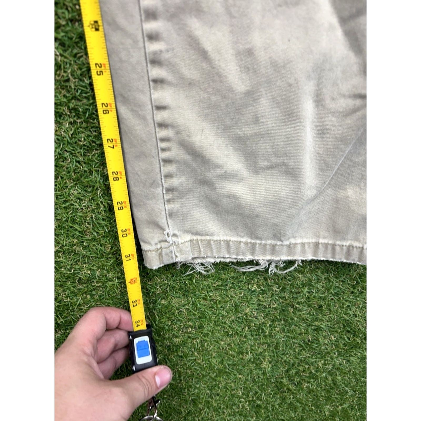 Wrangler Wrangler Cargo Pants Mens 32x32 Khaki Brown 70LEWGR Workwear Canvas Straight Pants Mens Khaki Cargo 32x32 Wrangler Size US 32 / EU 48 - 4 Thumbnail