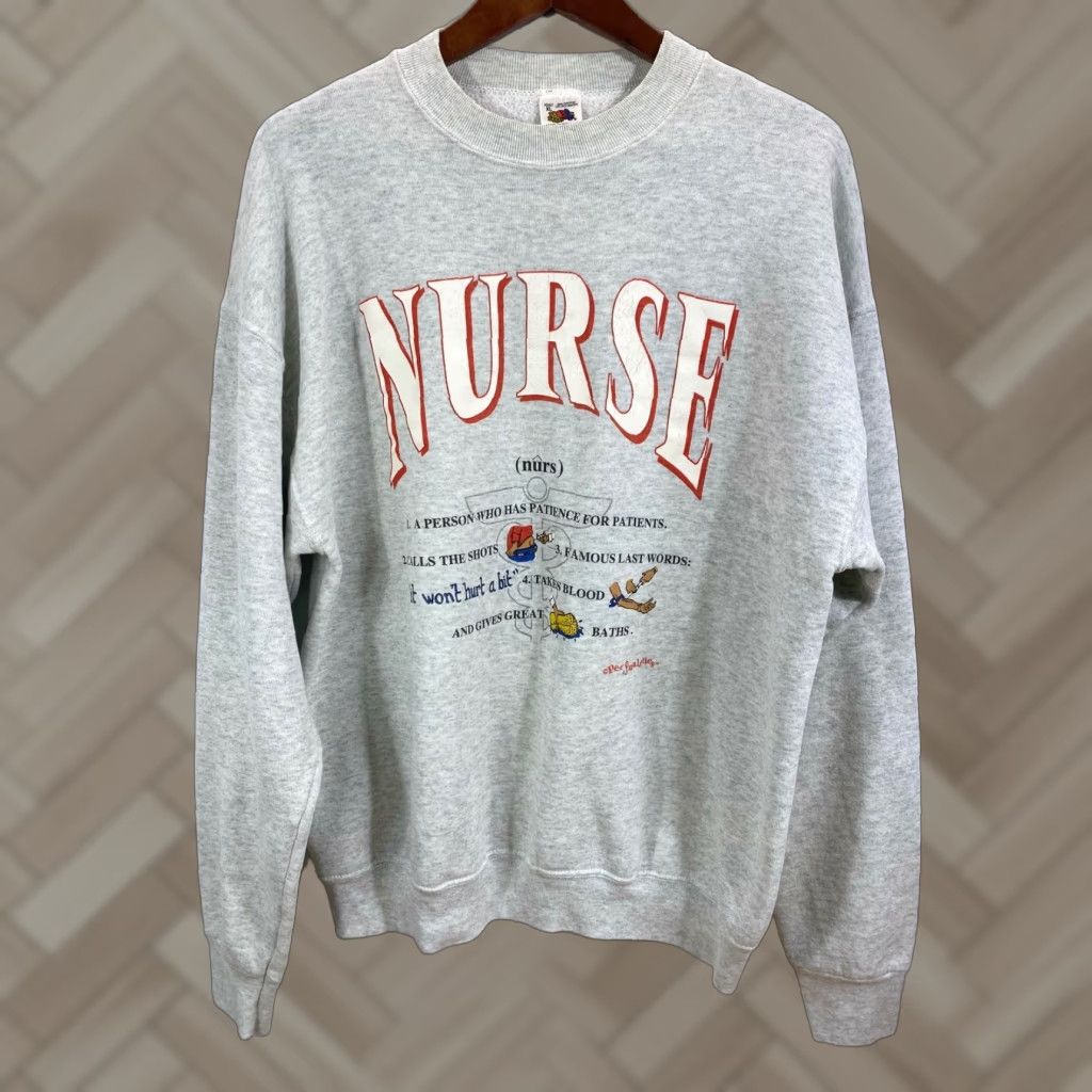 Fruit Of The Loom **VINTAGE Fruit of the Loom Gray T-Shirt L USA 90s** User: Vintage Fruit of the Loom Gray T-Shirt L USA 90s Nurse Def-i-ni-tions #1455 Size US L / EU 52-54 / 3 - 1 Thumbnail