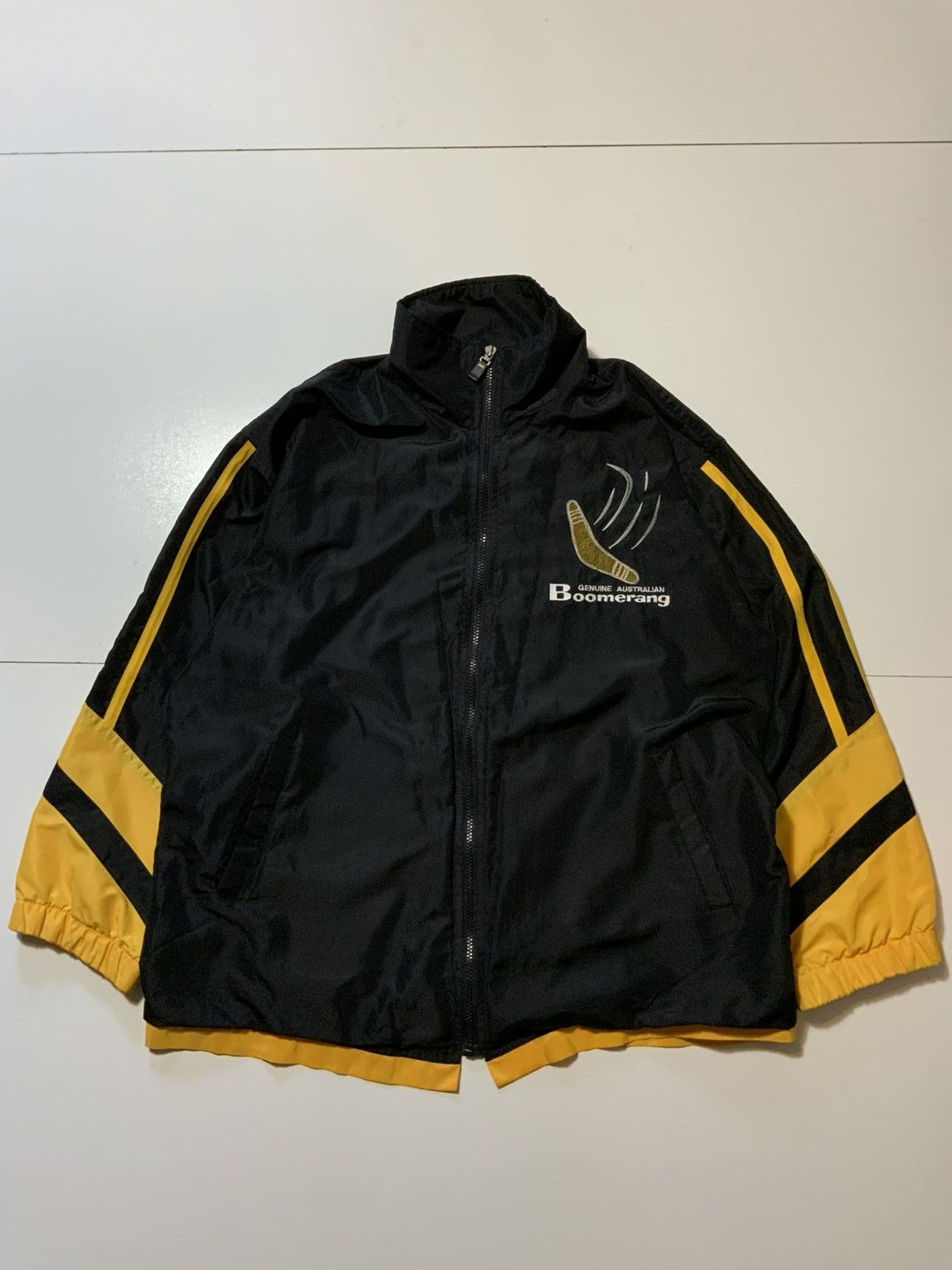 Vintage Vintage 90s Australian Boomerang Dog Windbreaker Zip Jacket Size US L / EU 52-54 / 3 - 2 Thumbnail