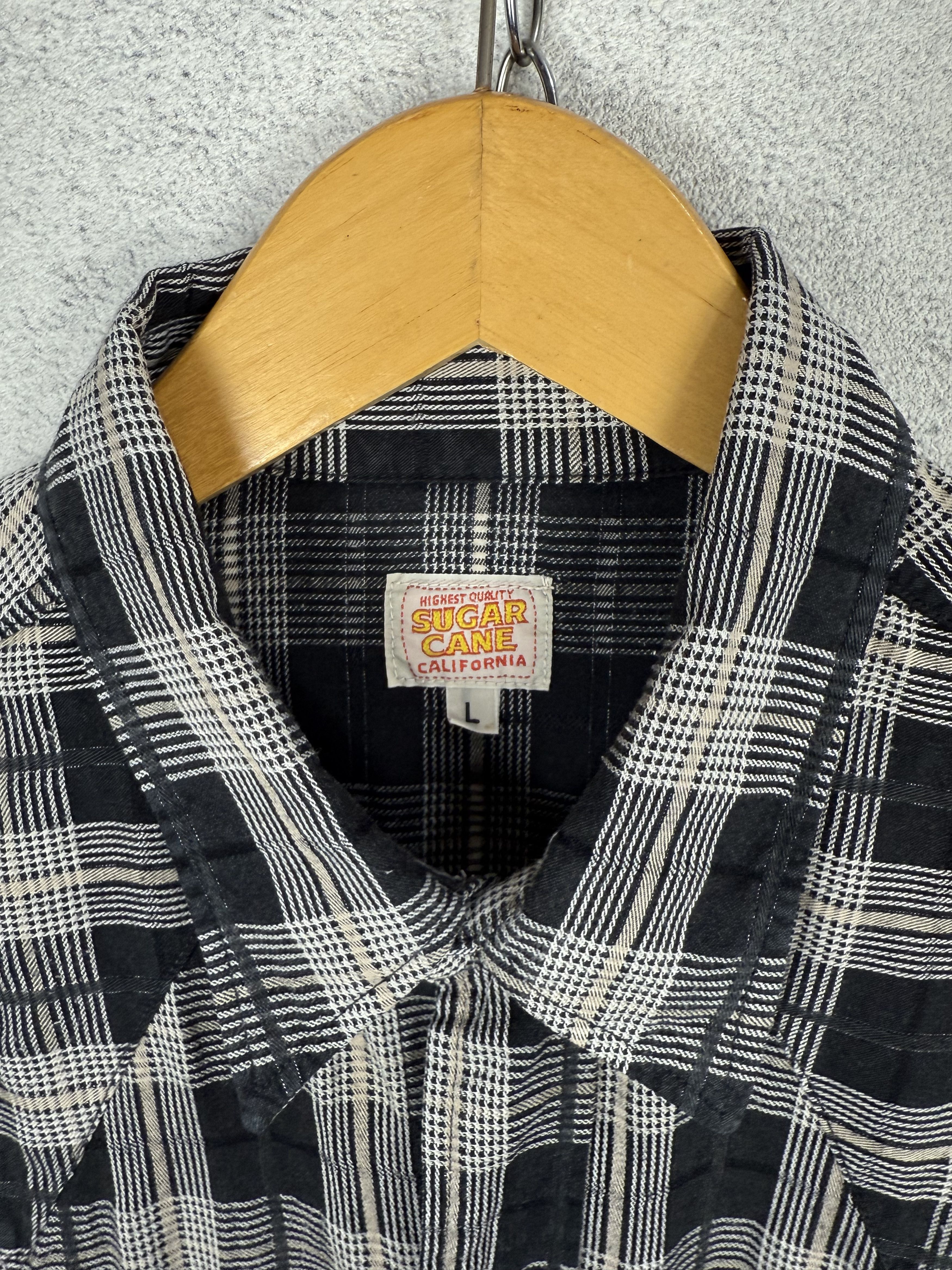 Sugar Cane Vintage Sugar Cane Western Plaid Shirt Size US L / EU 52-54 / 3 - 6 Thumbnail