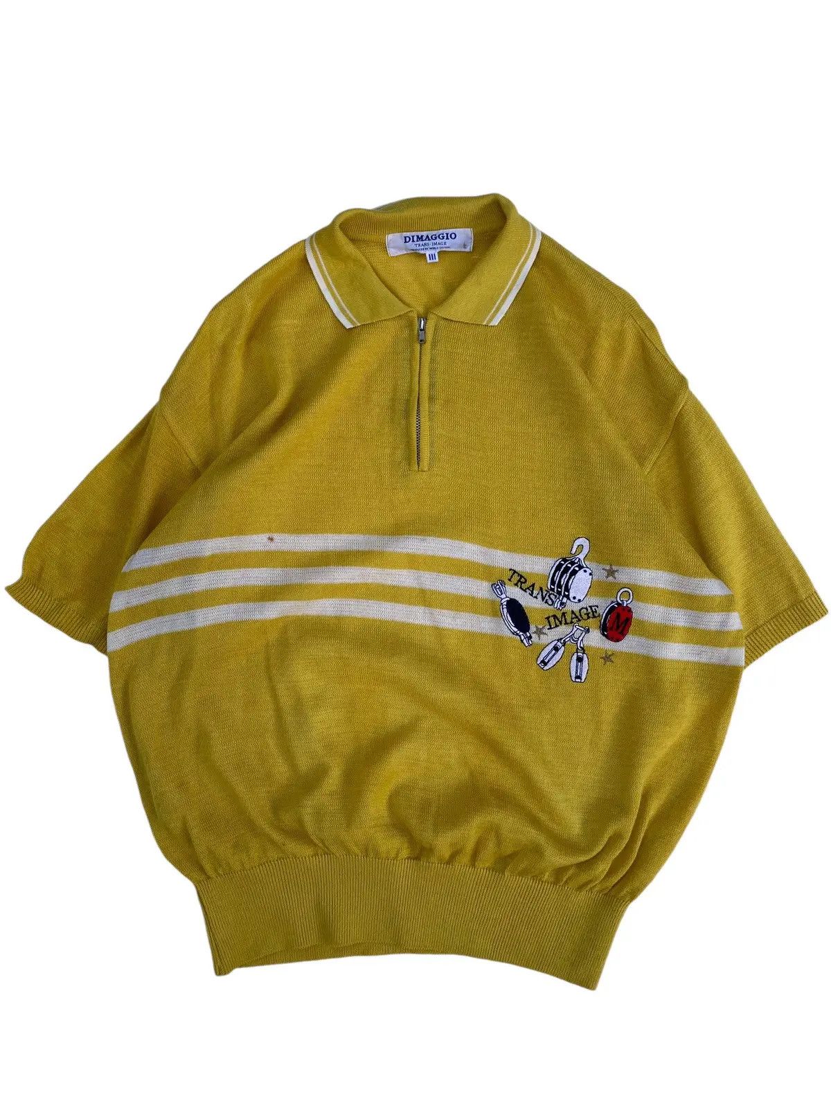 Japanese Brand Vtg Dimaggio Knitwear Half Zip Size US L / EU 52-54 / 3 - 1 Thumbnail