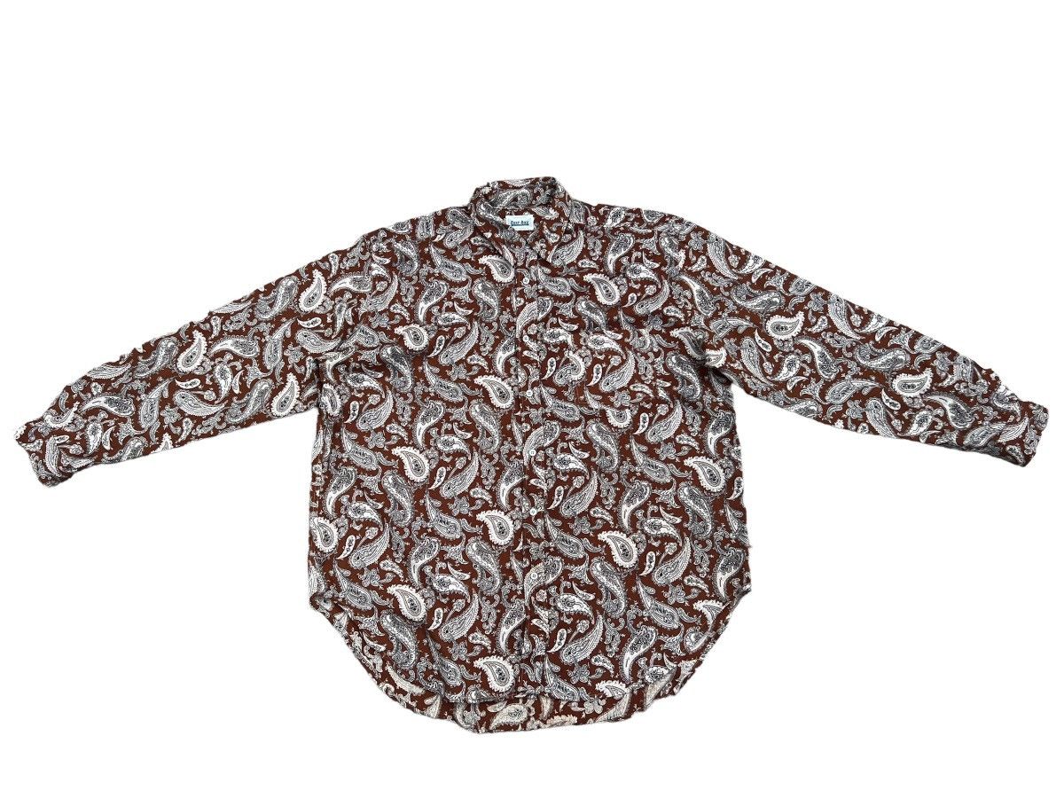 Vintage Vintage Japan Brand East Boy Paisley LS Oversize Shirt Size US M / EU 48-50 / 2 - 1 Thumbnail