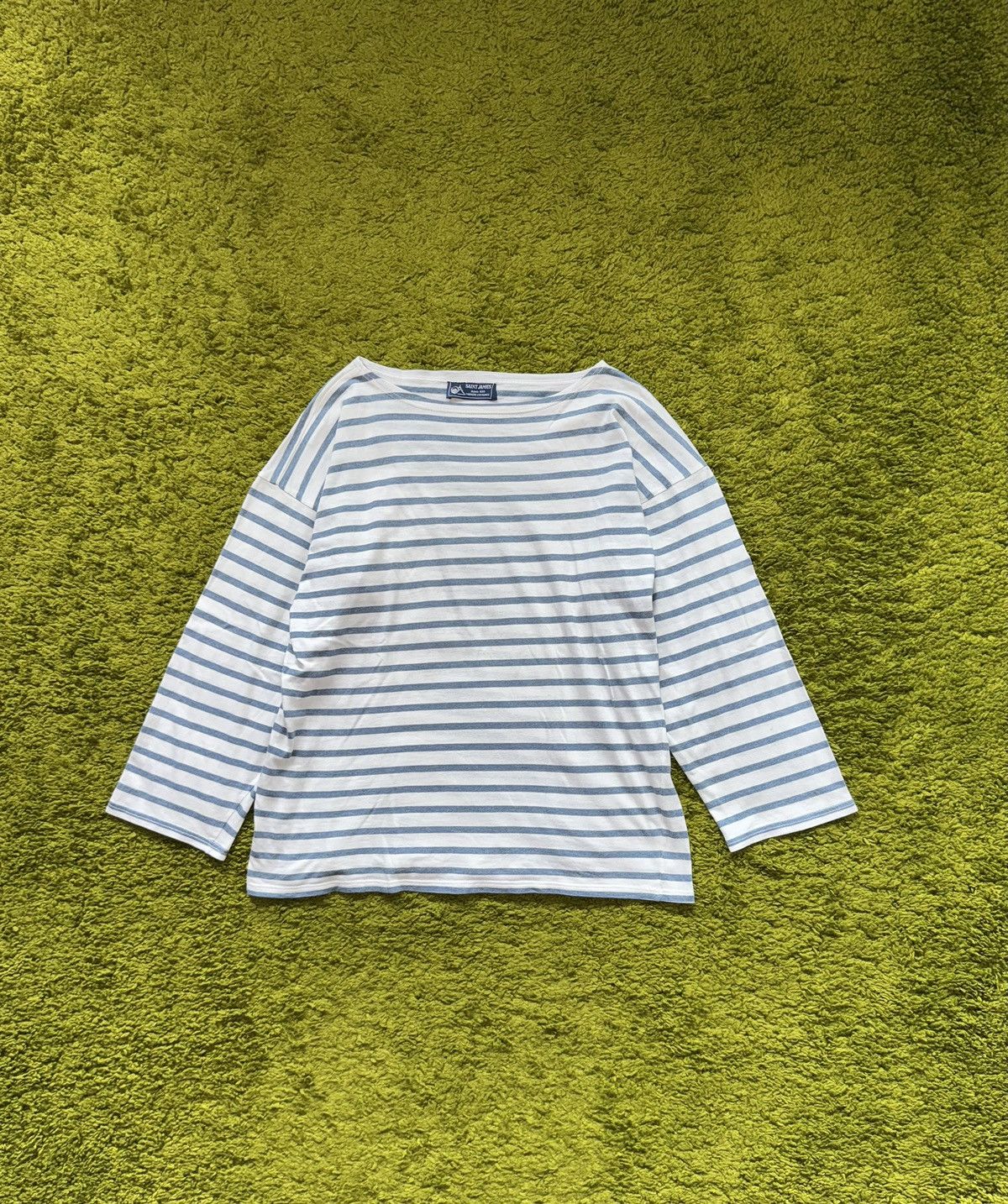 Saint James Saint James 2000s vtg ASAP Rocky style striped longsleeve Size M / US 6-8 / IT 42-44 - 1 Thumbnail