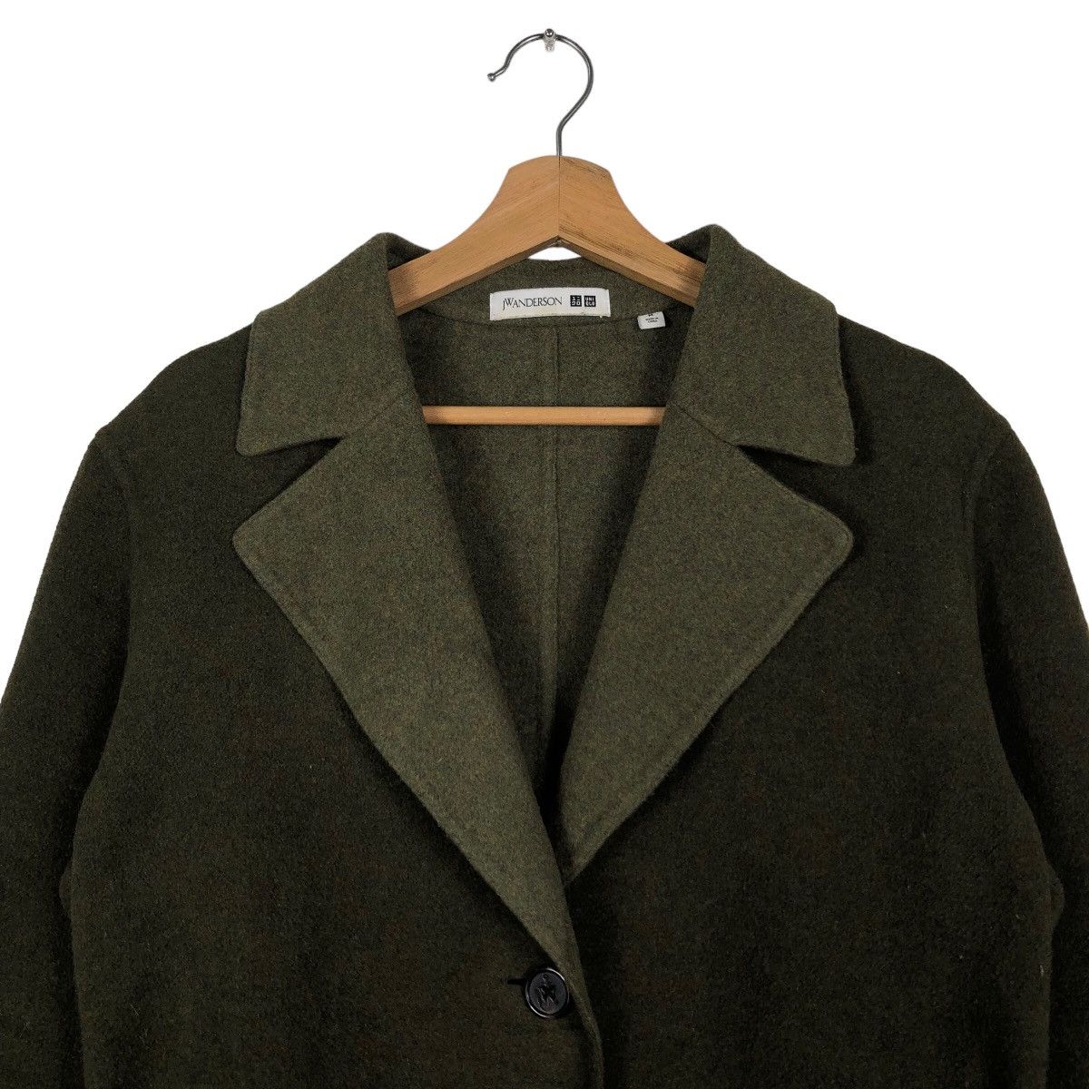 JW Anderson 🔥Double Breast Long Fly Coats Wool Herringbone Japan Made Size US M / EU 48-50 / 2 - 2 Thumbnail