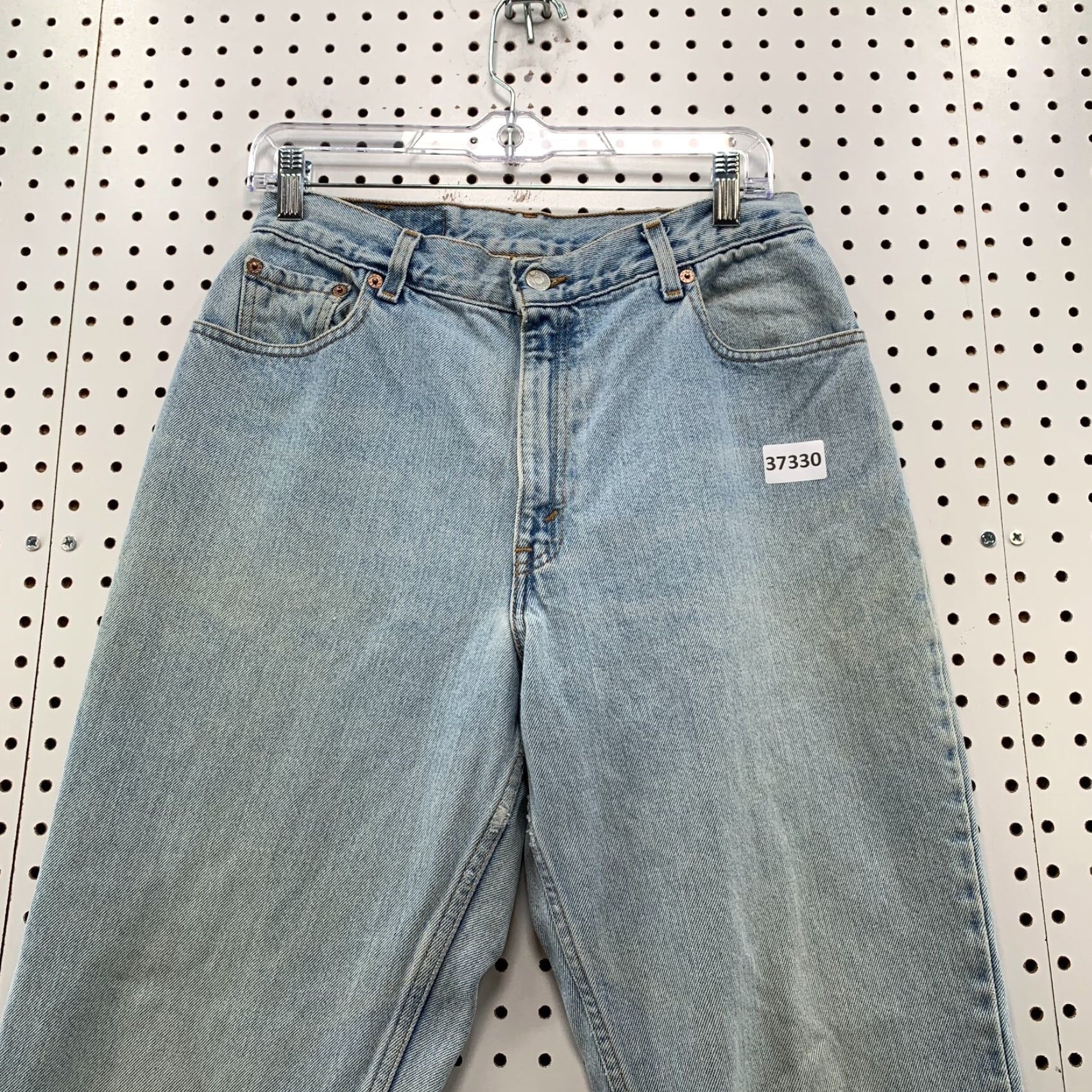 Levi's VINTAGE Levi's Jeans 550 Blue Denim Women's Size 12 29x29 Tapered Relaxed Fits 90s Mens Womens Size 34" / US 12 / IT 48 - 5 Thumbnail