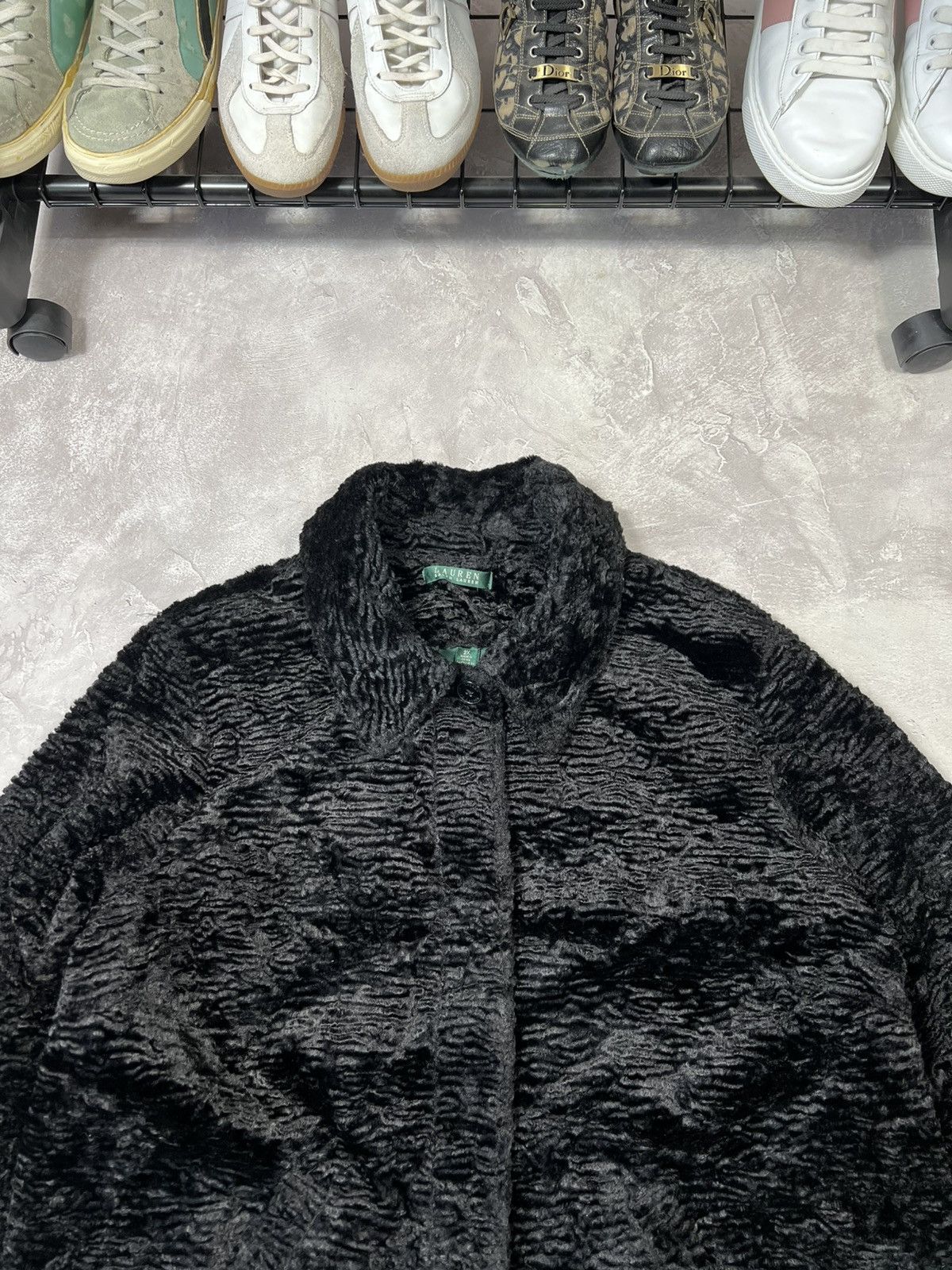 Polo Ralph Lauren × Vintage Vintage Ralph Lauren Green Label Fur Jacket Size XXL / US 16-18 / IT 52-54 - 3 Thumbnail