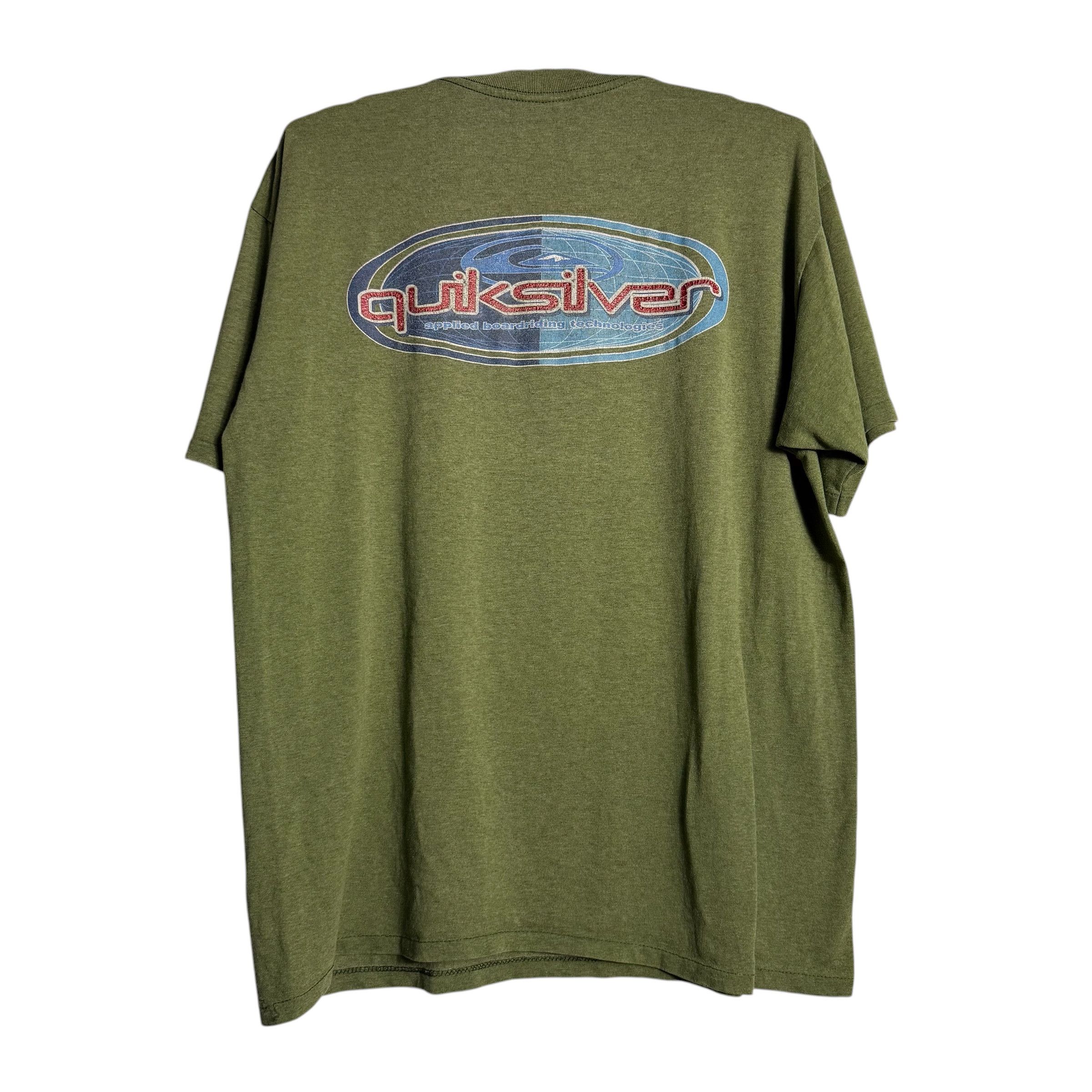 Quiksilver 🔥RARE🔥Vintage Quiksilver Skateboarding Spellout T-shirt Size US L / EU 52-54 / 3 - 1 Thumbnail