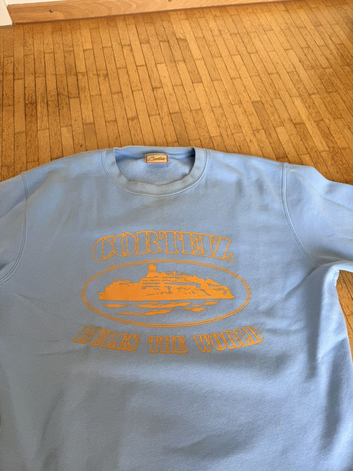 Corteiz CORTEIZ LIGHT BLUE SWEATSHIRT Size US L / EU 52-54 / 3 - 2 Thumbnail