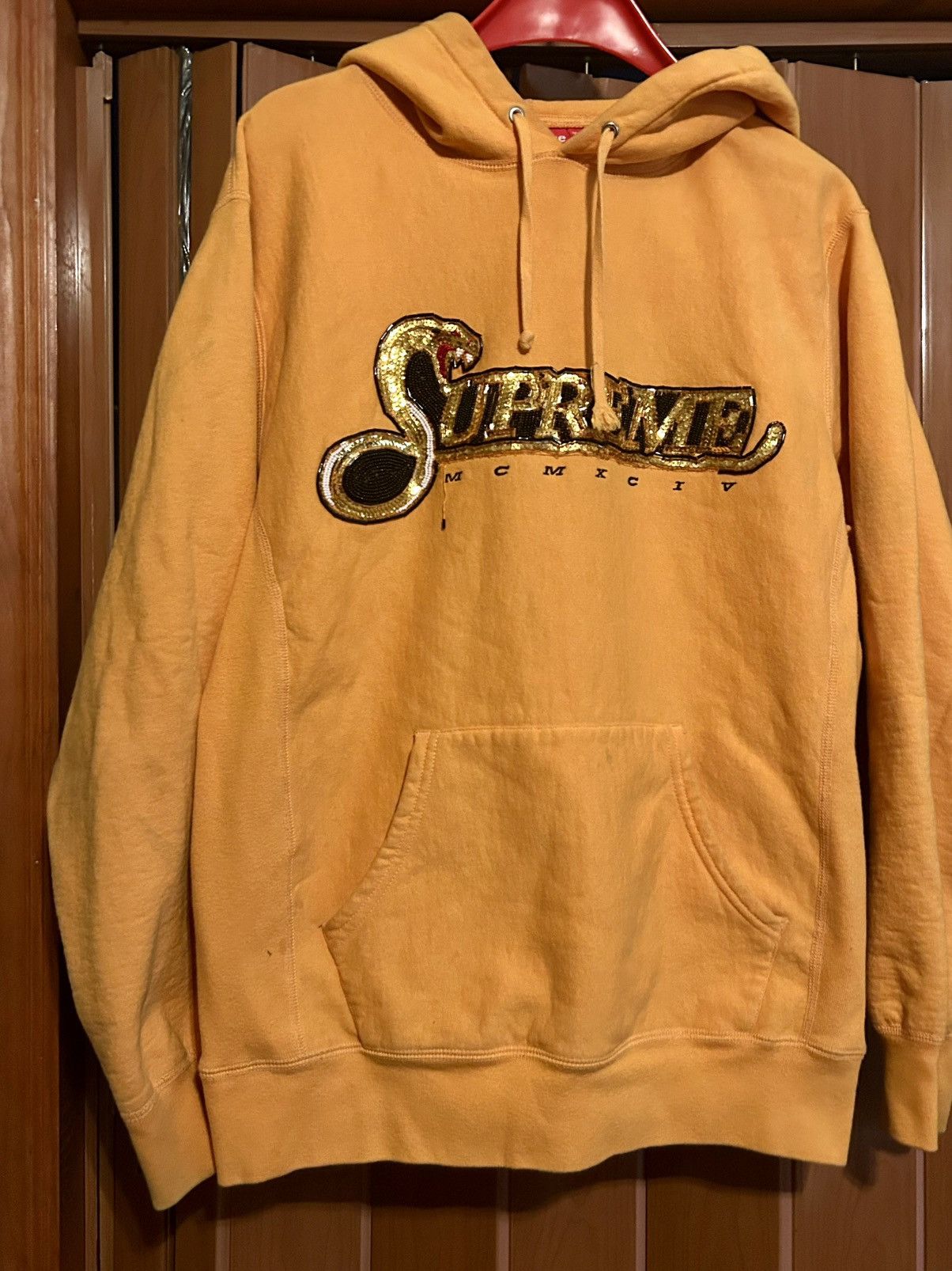 Supreme Supreme Sequin Viper Hoodie Size US L / EU 52-54 / 3 - 1 Thumbnail