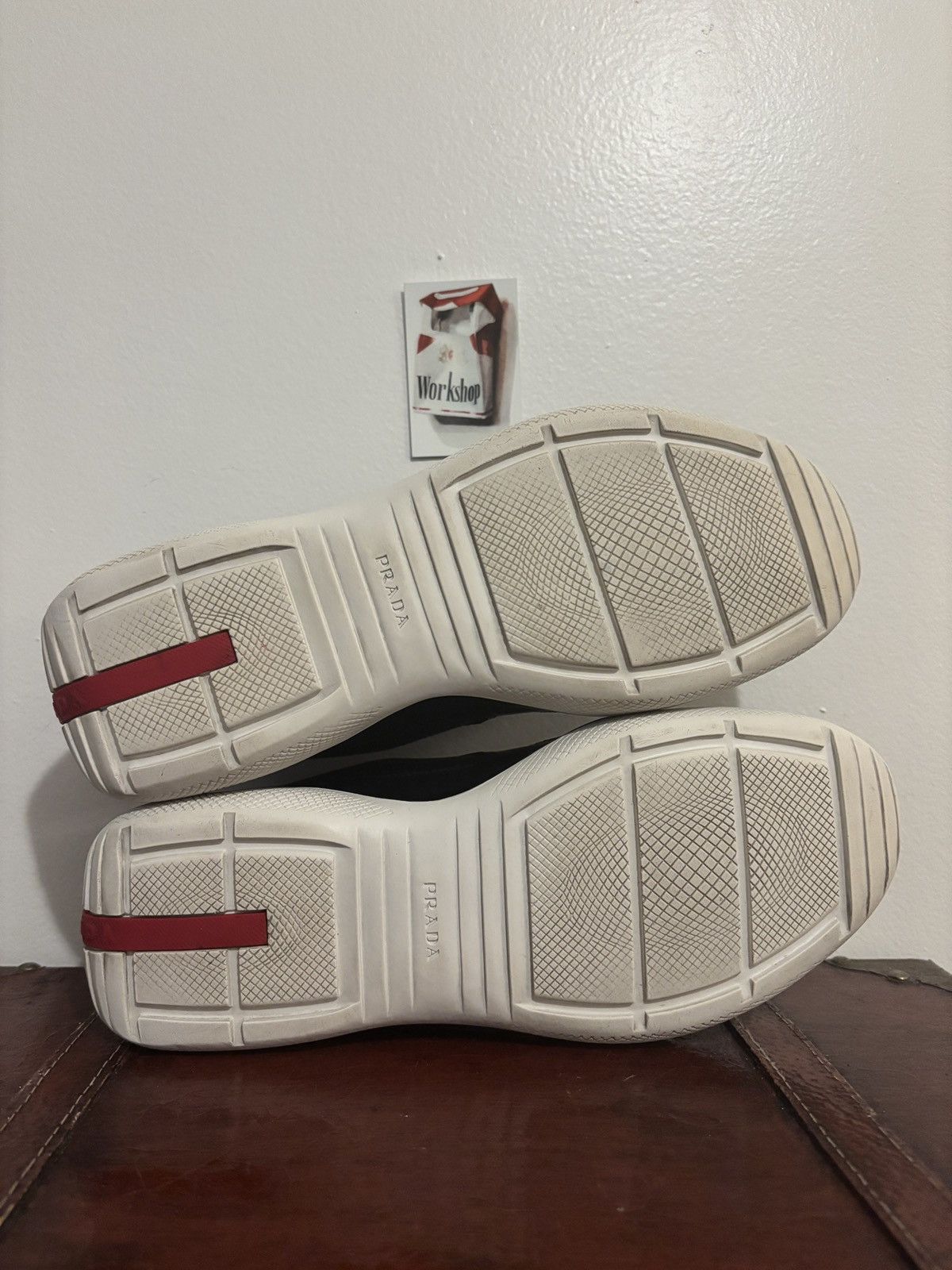 Prada Prada Black and White Americas Cups Size US 8.5 / EU 41-42 - 8 Thumbnail