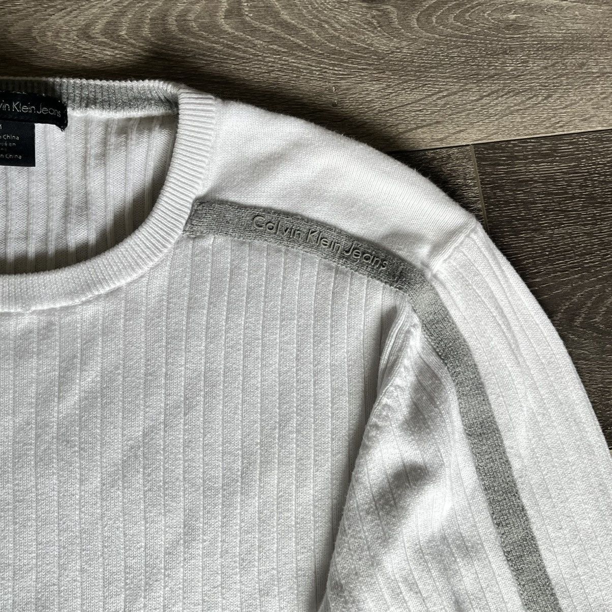 Calvin Klein Vintage Calvin Klein Jeans Point Zero Style Sweater Shirt Size US M / EU 48-50 / 2 - 3 Thumbnail