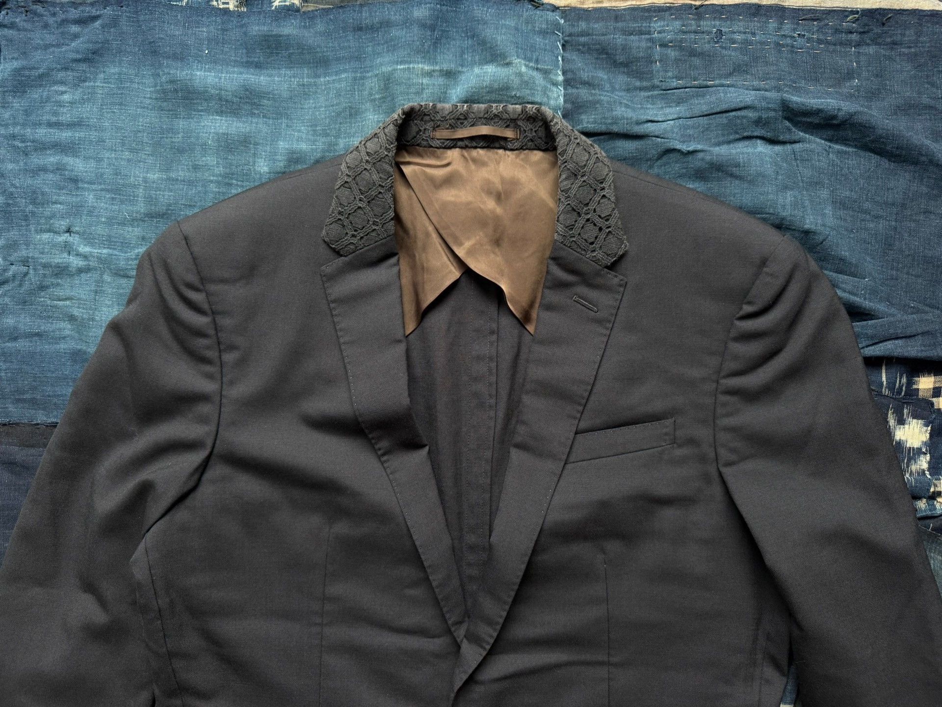 Kolor Kolor Junichi Abe Orange Suit Jacket Size US XXS / EU 40 - 4 Thumbnail