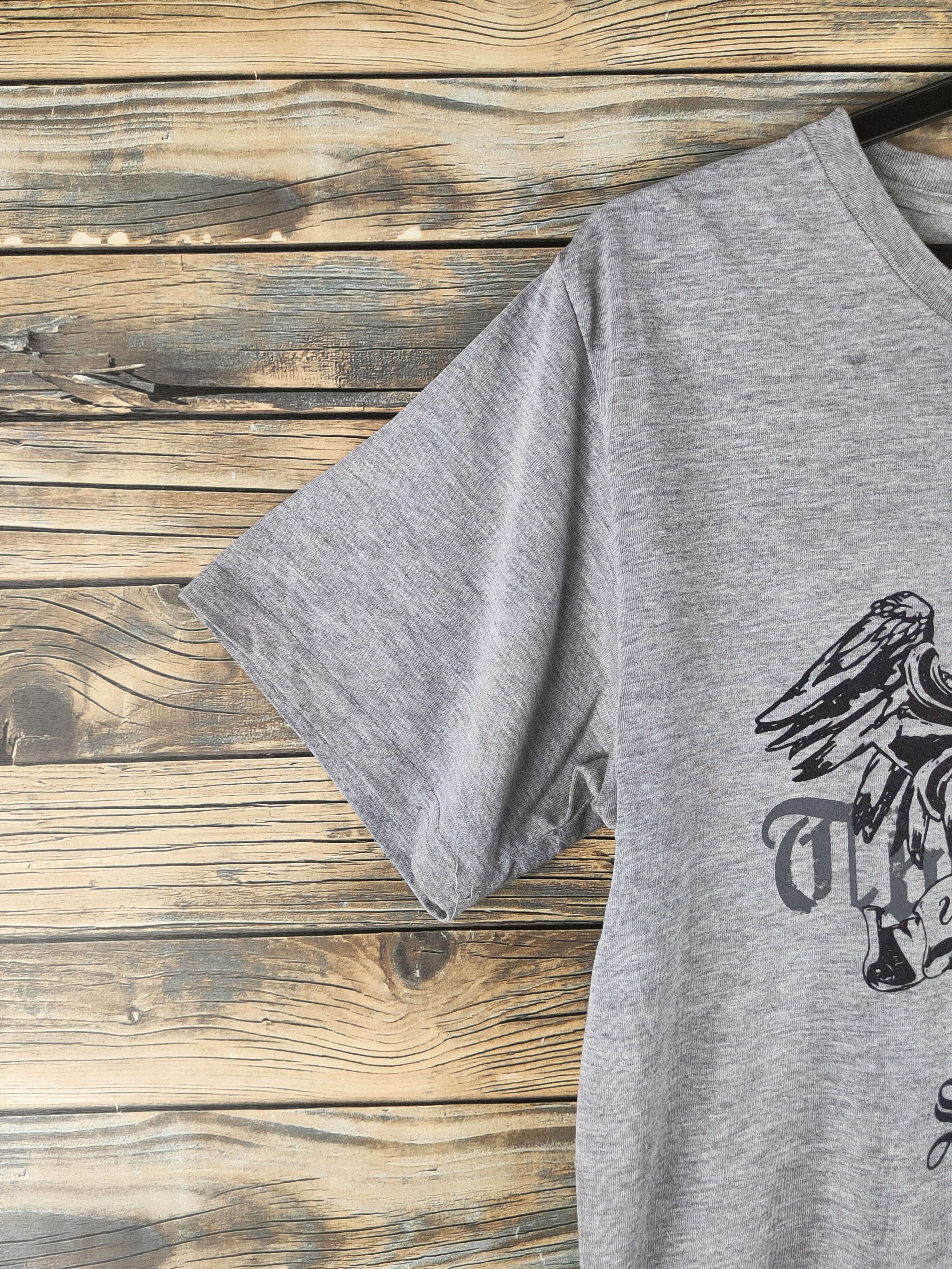 Beaumere Beaumere skull Gray Short Sleeve T-shirts #S2857 Size US L / EU 52-54 / 3 - 5 Thumbnail