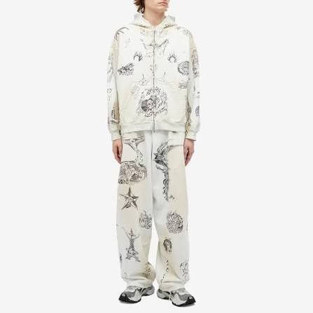 Balenciaga Balenciaga Tattoo Sweatpants Size US 34 / EU 50 - 14 Thumbnail