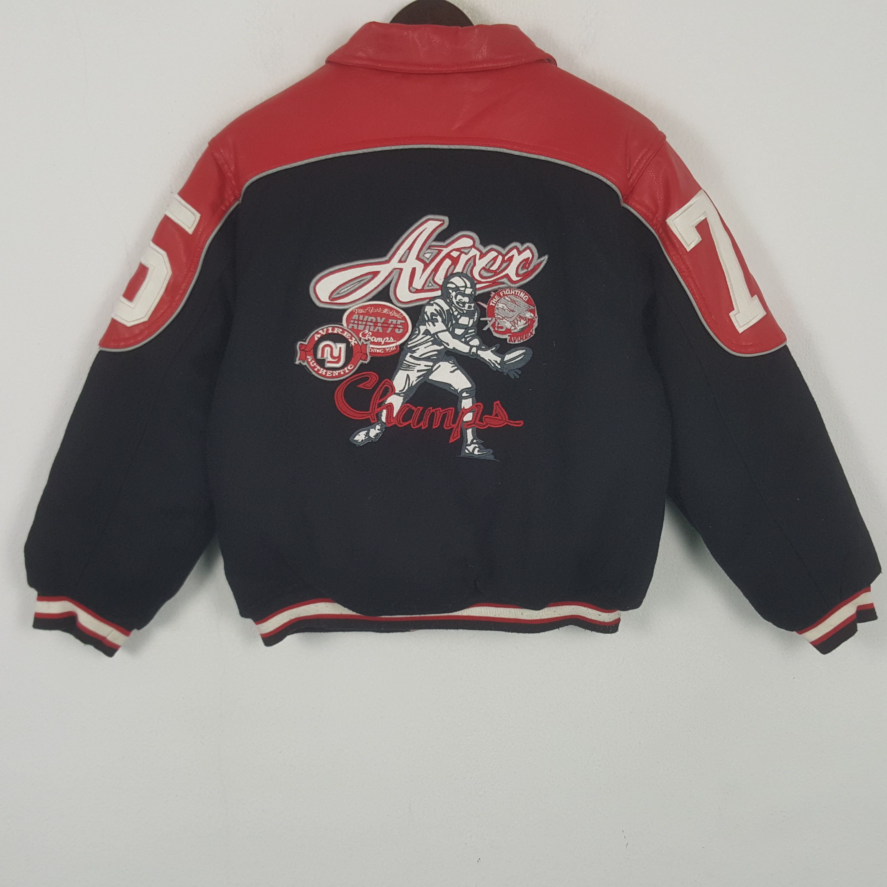 Avirex Vintage Avirex Champs Baseball Bomber Jacket Size US S / EU 44-46 / 1 - 1 Thumbnail