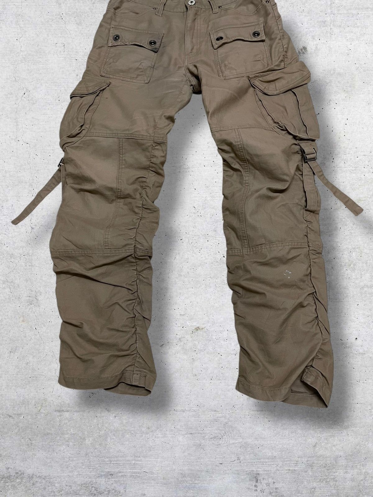 LOWBOX VINTAGE LOWBOX JAPAN DESIGNER 90S ARCHIVE BONDAGE PUNK PANT Size US 31 - 3 Thumbnail
