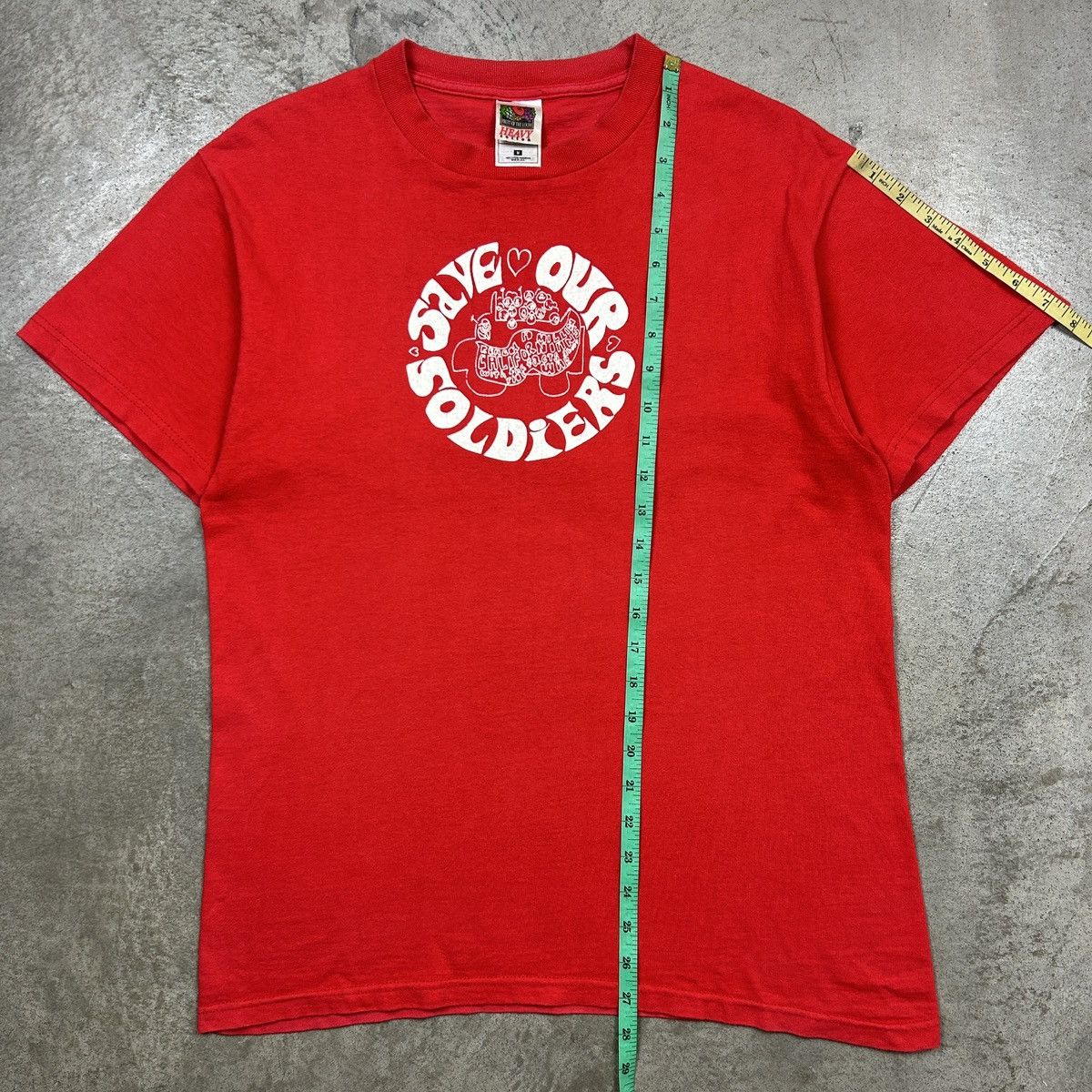 Vintage 1990s Save Our Soldiers Size US M / EU 48-50 / 2 - 14 Thumbnail