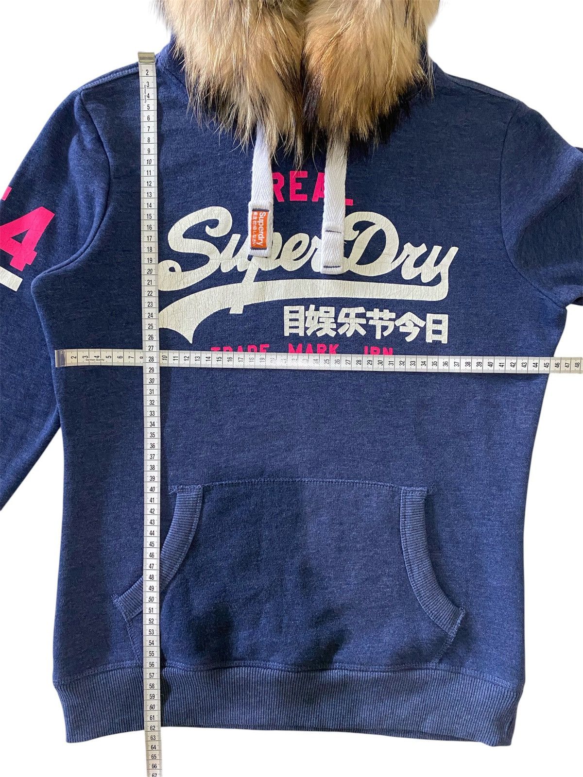 Japanese Brand Fur SuperDry Vintage Pullover Hoodie Big Logo Japan Style Size S / US 4 / IT 40 - 21 Thumbnail