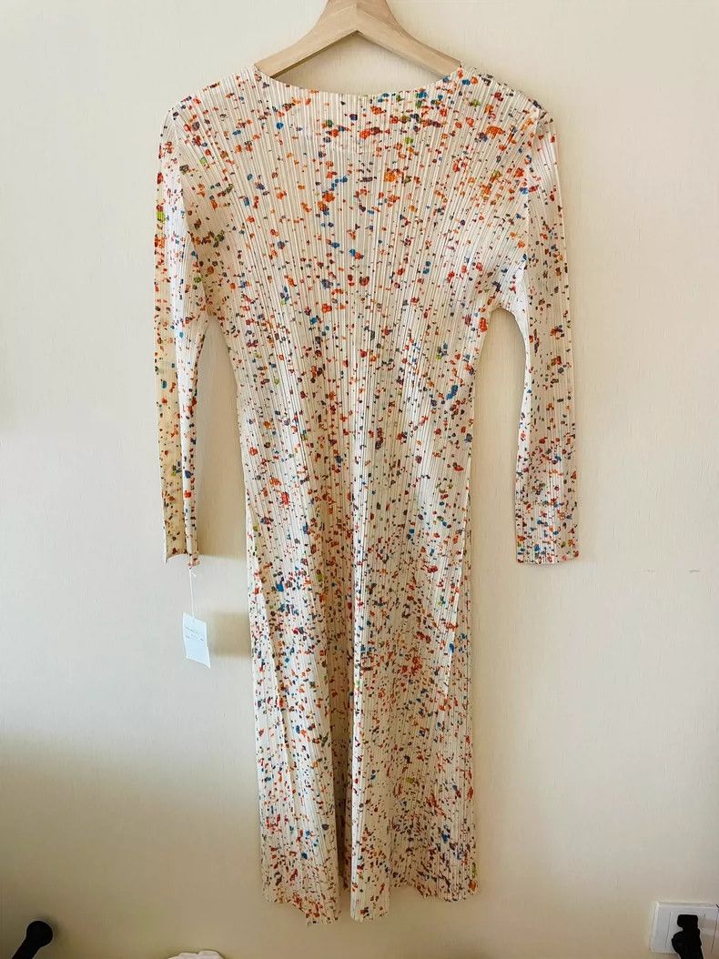 Issey Miyake Issey Miyake Dot Dress Size M / US 6-8 / IT 42-44 - 5 Thumbnail