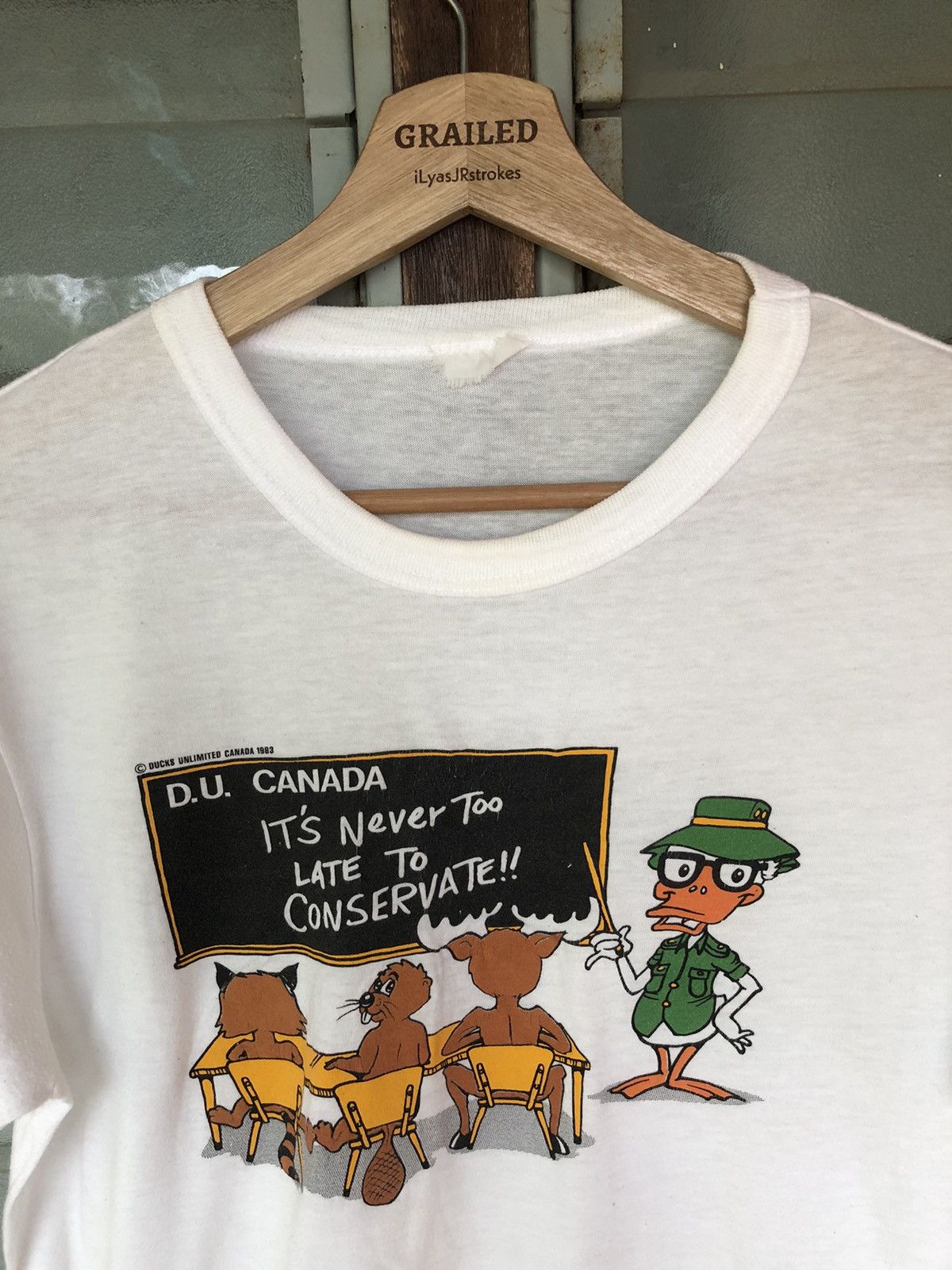 Vintage Vintage Ducks Unlimited Canada 1983 Shirt Tee Size US S / EU 44-46 / 1 - 2 Thumbnail