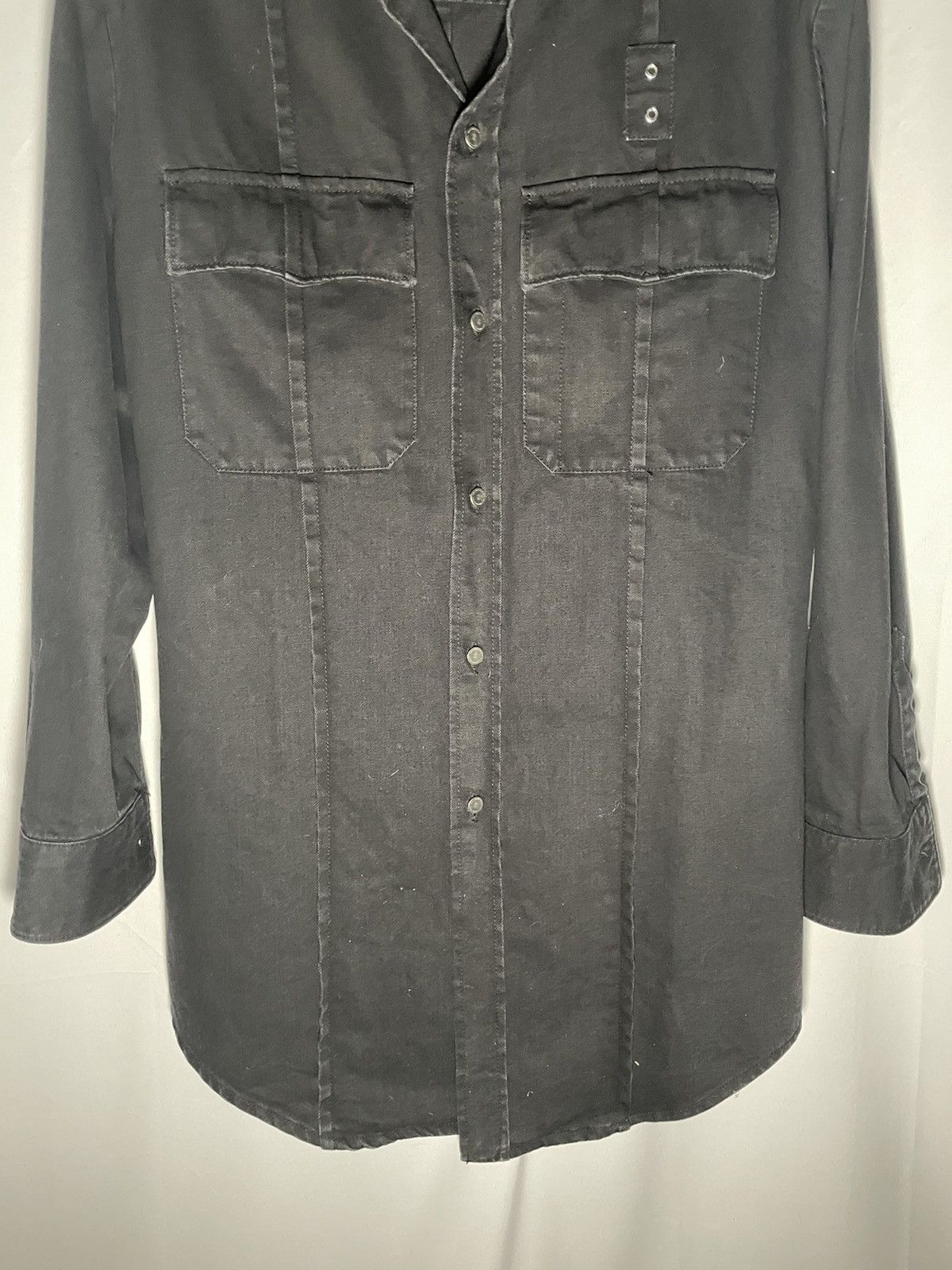 Raf Simons Raf Simons Very Big Denim Shirt With 2 Pockets Size US L / EU 52-54 / 3 - 3 Thumbnail