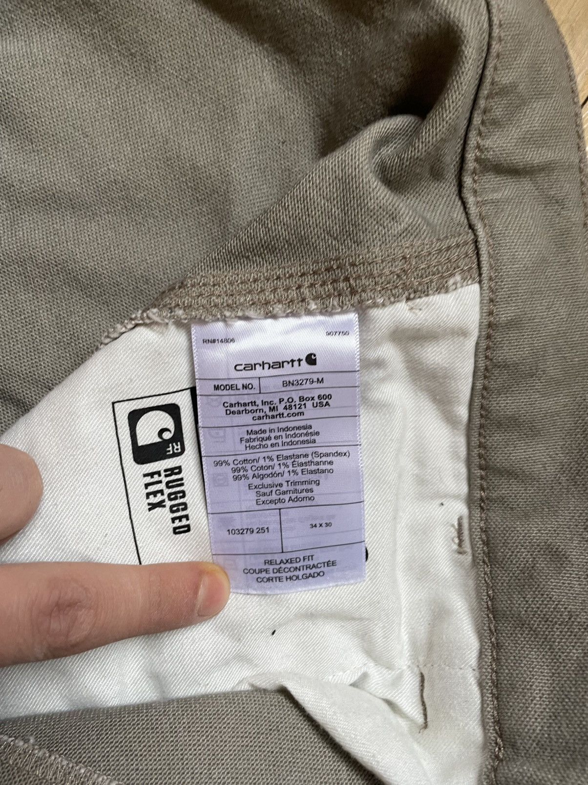 Carhartt Men’s Carhartt Rugged Flex Pants Size US 34 / EU 50 - 5 Thumbnail