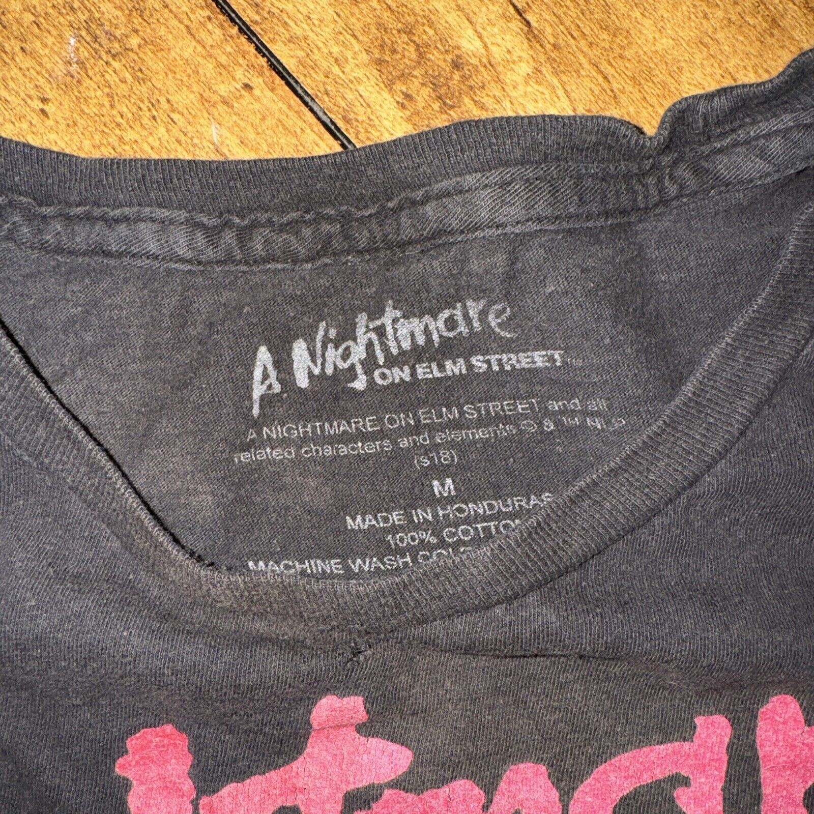 Band Tees × Japanese Brand Nightmare On Elm Street Freddy Krueger T-Shirt Black M 19x24 Size US M / EU 48-50 / 2 - 4 Thumbnail